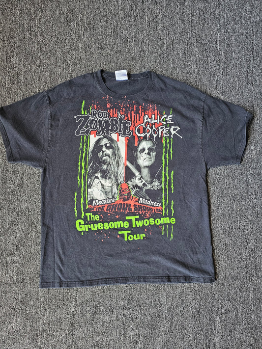 Rob Zombie & Alice Cooper 2010 Band Tee (XL)