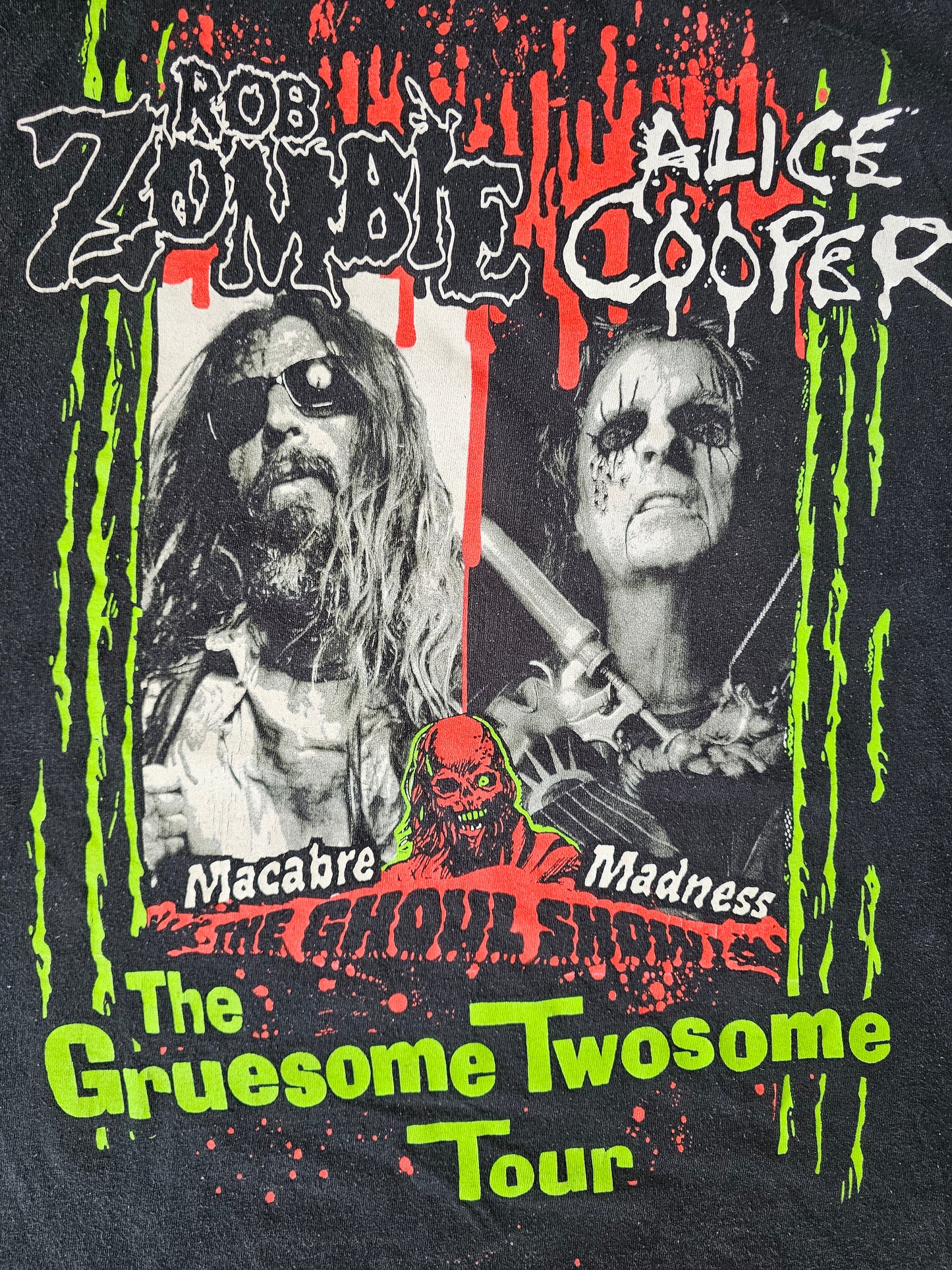 Rob Zombie & Alice Cooper 2010 Band Tee (XL)