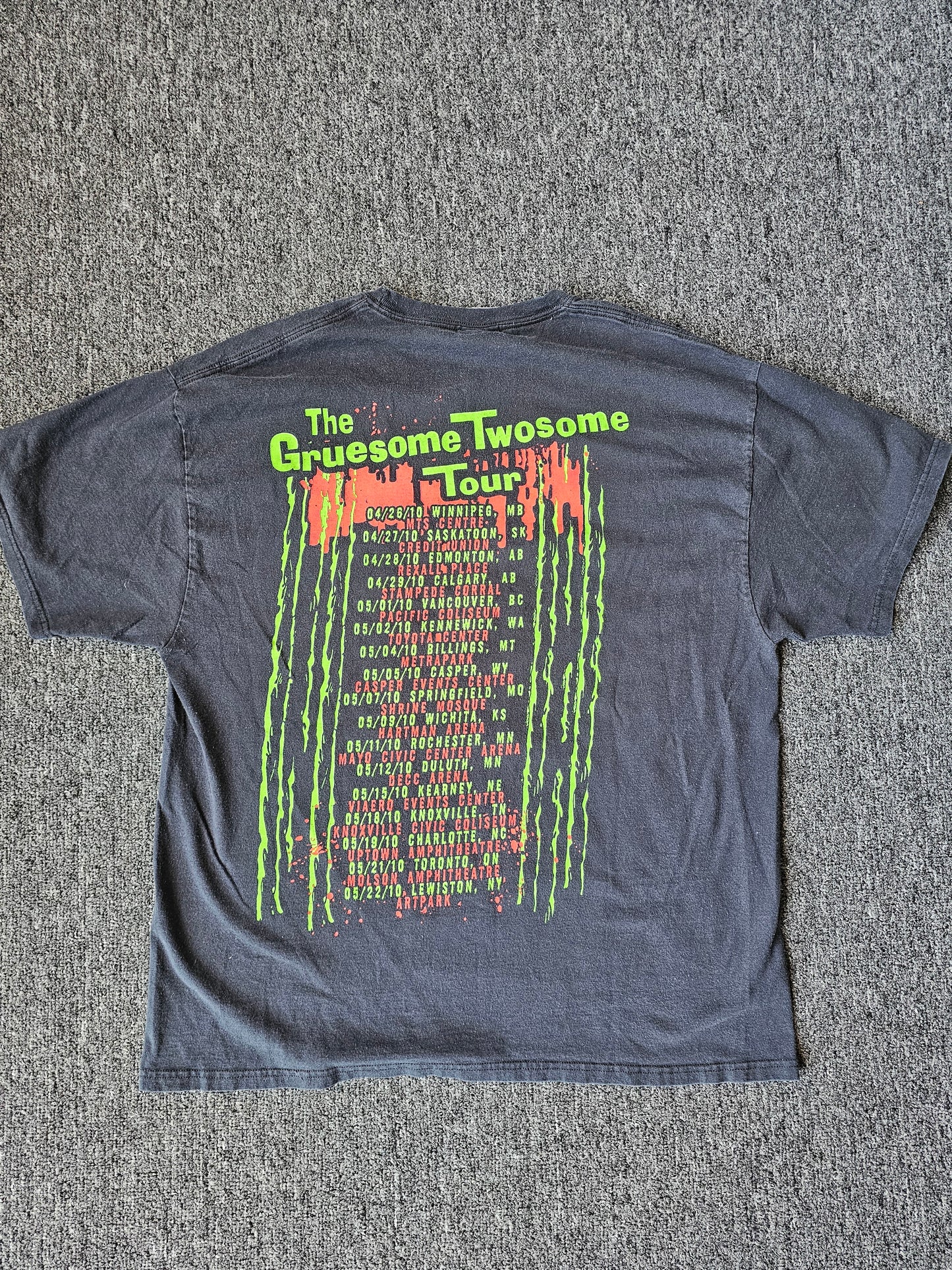 Rob Zombie & Alice Cooper 2010 Band Tee (XL)