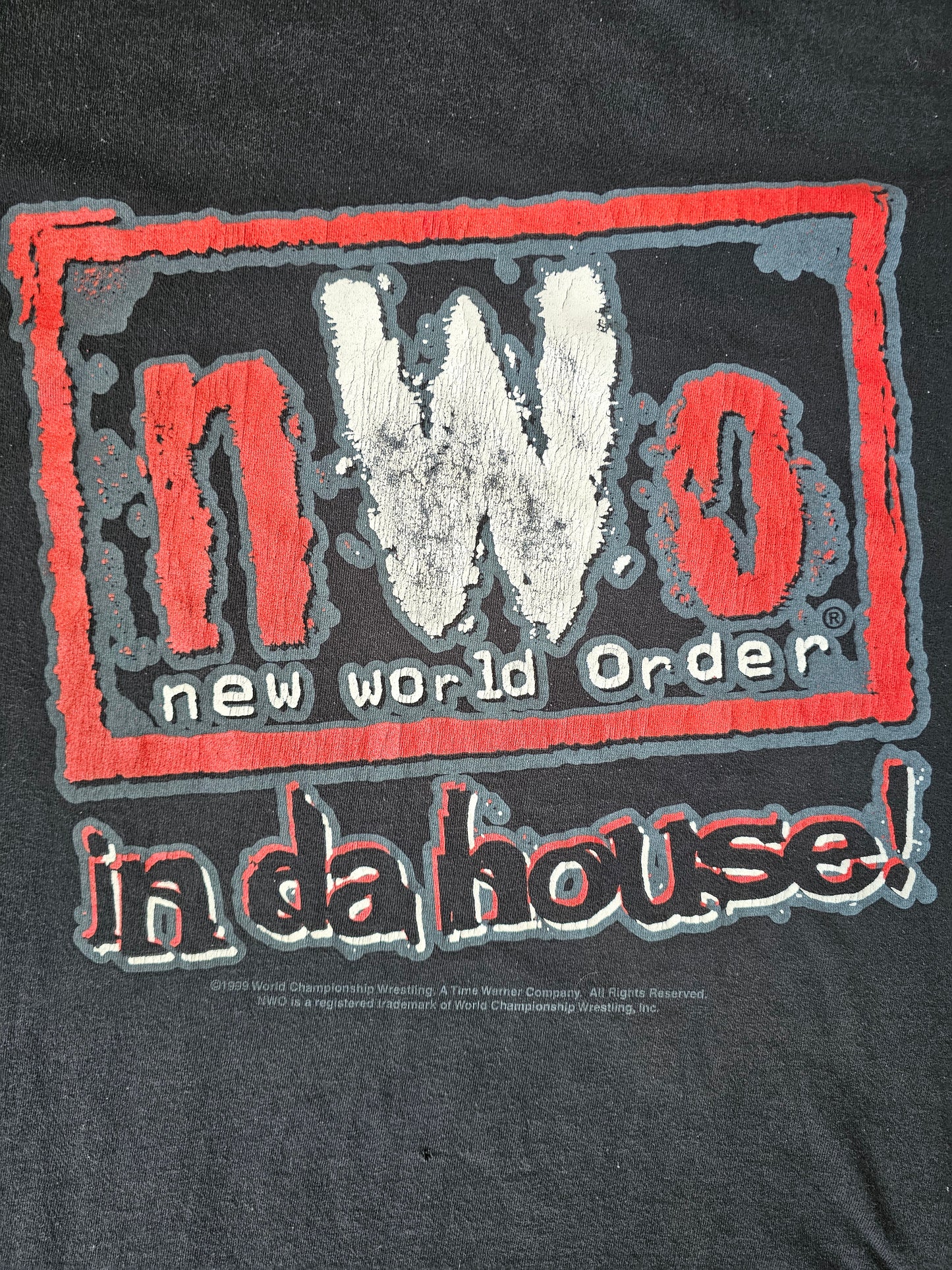 NWO In Da House 1999 Wrestling Fader Tee (XL)