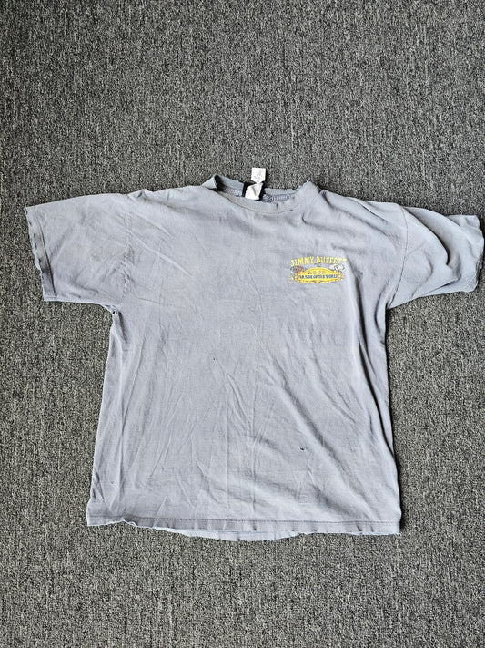 Jimmy Buffet 2002 Distressed Band Tee (L)