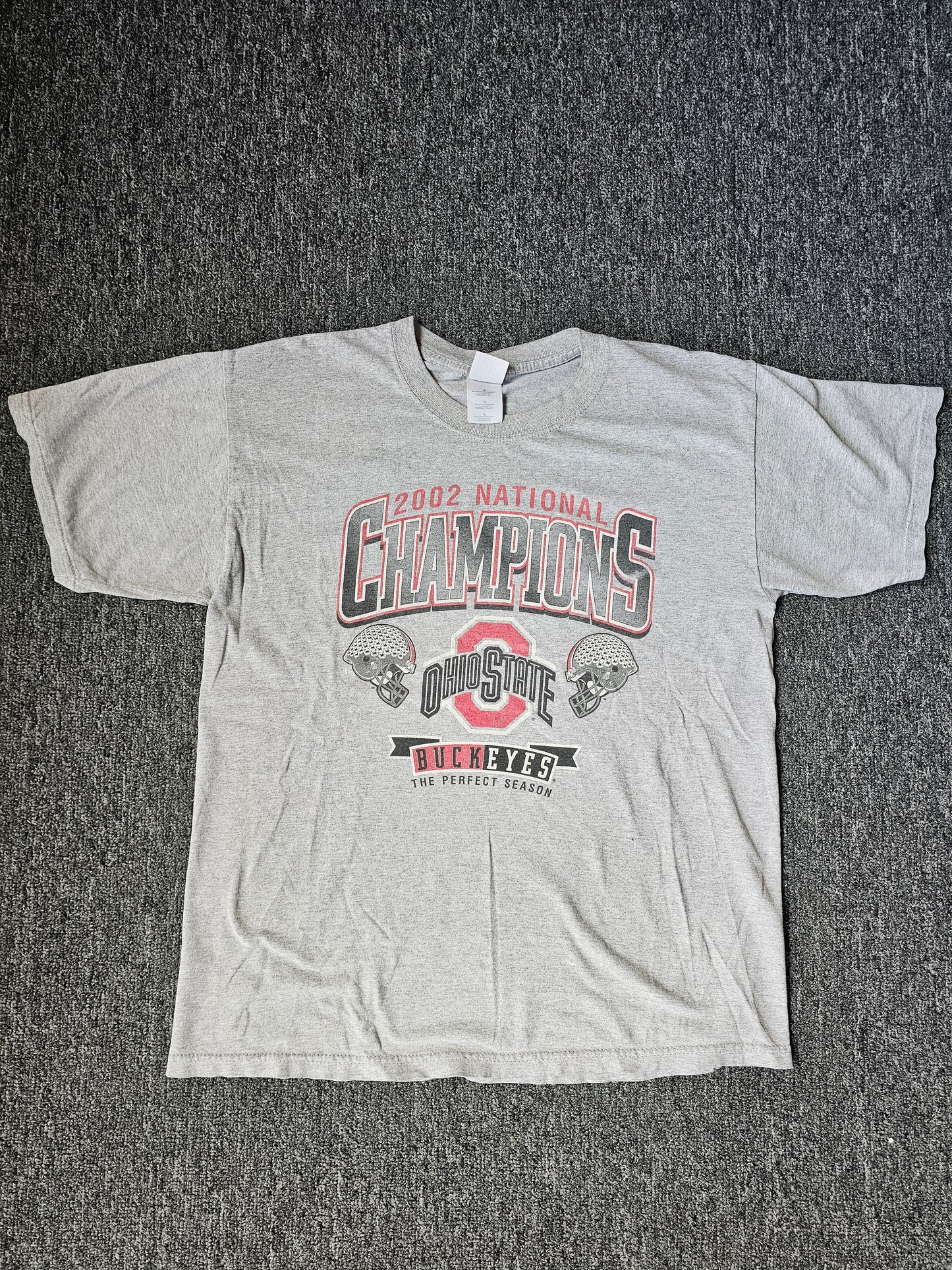 Ohio St Buckeyes 2002 National Champions Tee (L)