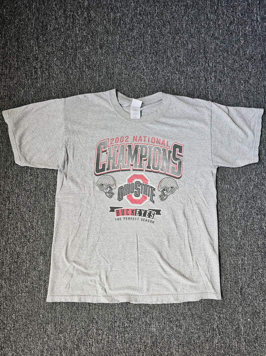 Ohio St Buckeyes 2002 National Champions Tee (L)