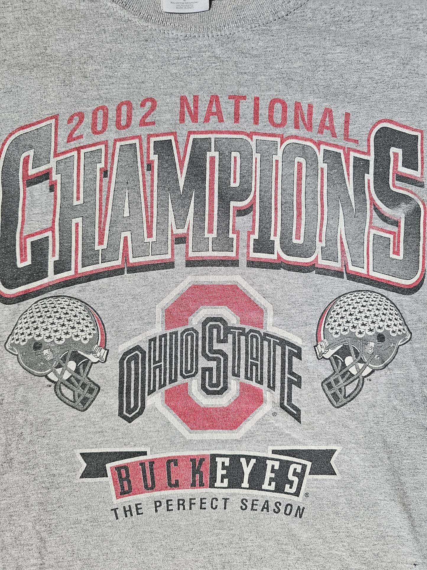 Ohio St Buckeyes 2002 National Champions Tee (L)