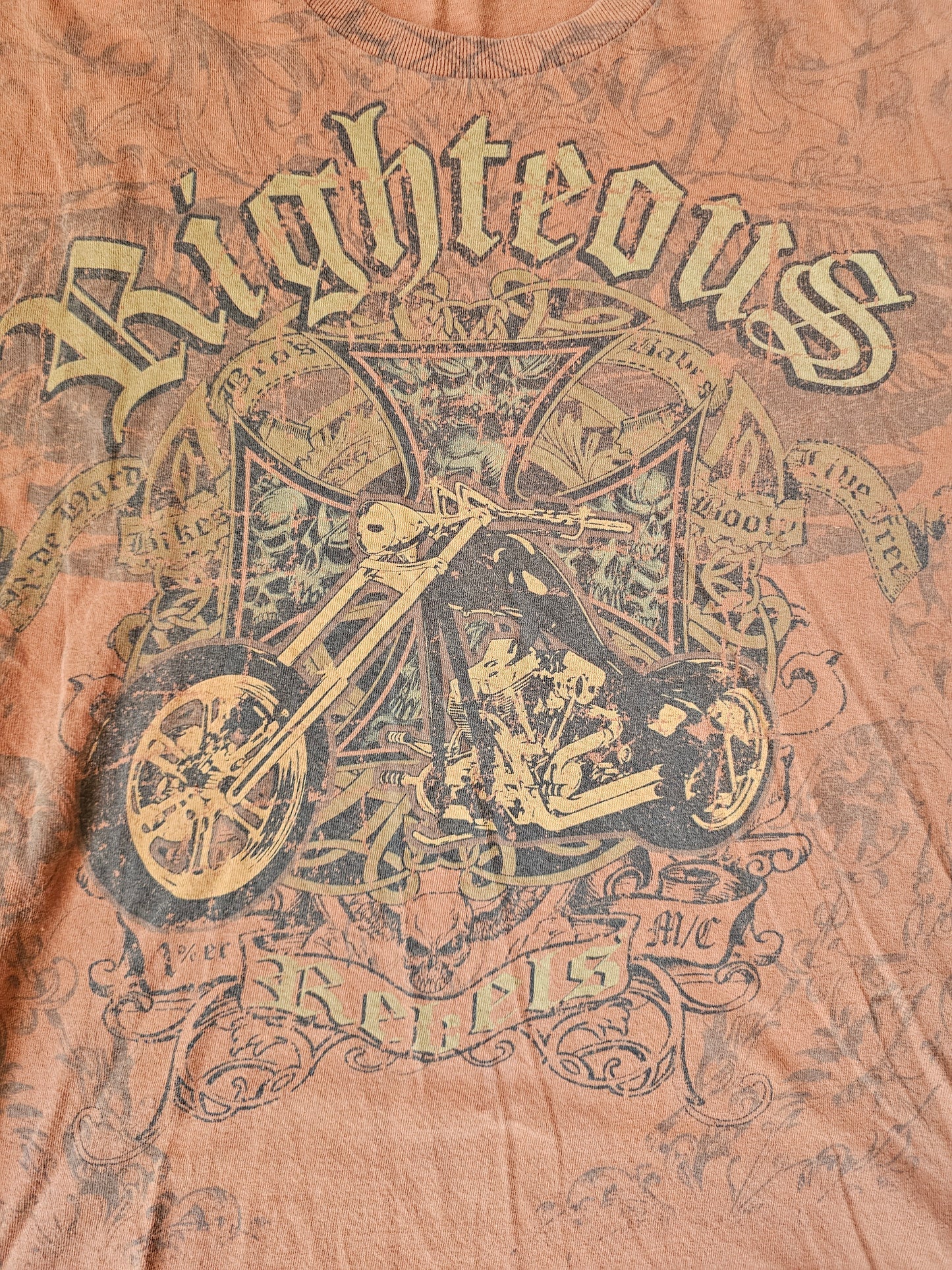 Righteous Rebels Y2K Motorcycle Tee (L)