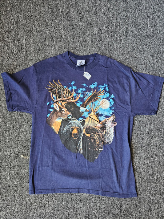 Wild Animals Nature Tee (L)
