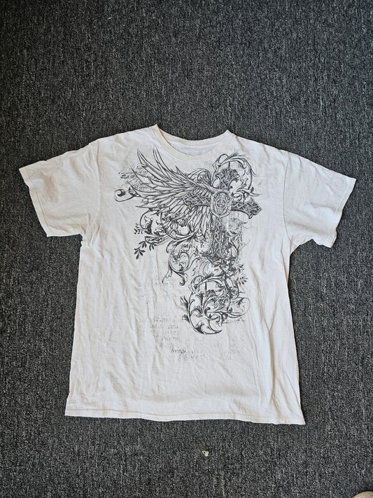 Y2K Gothic Cross Tee (L)