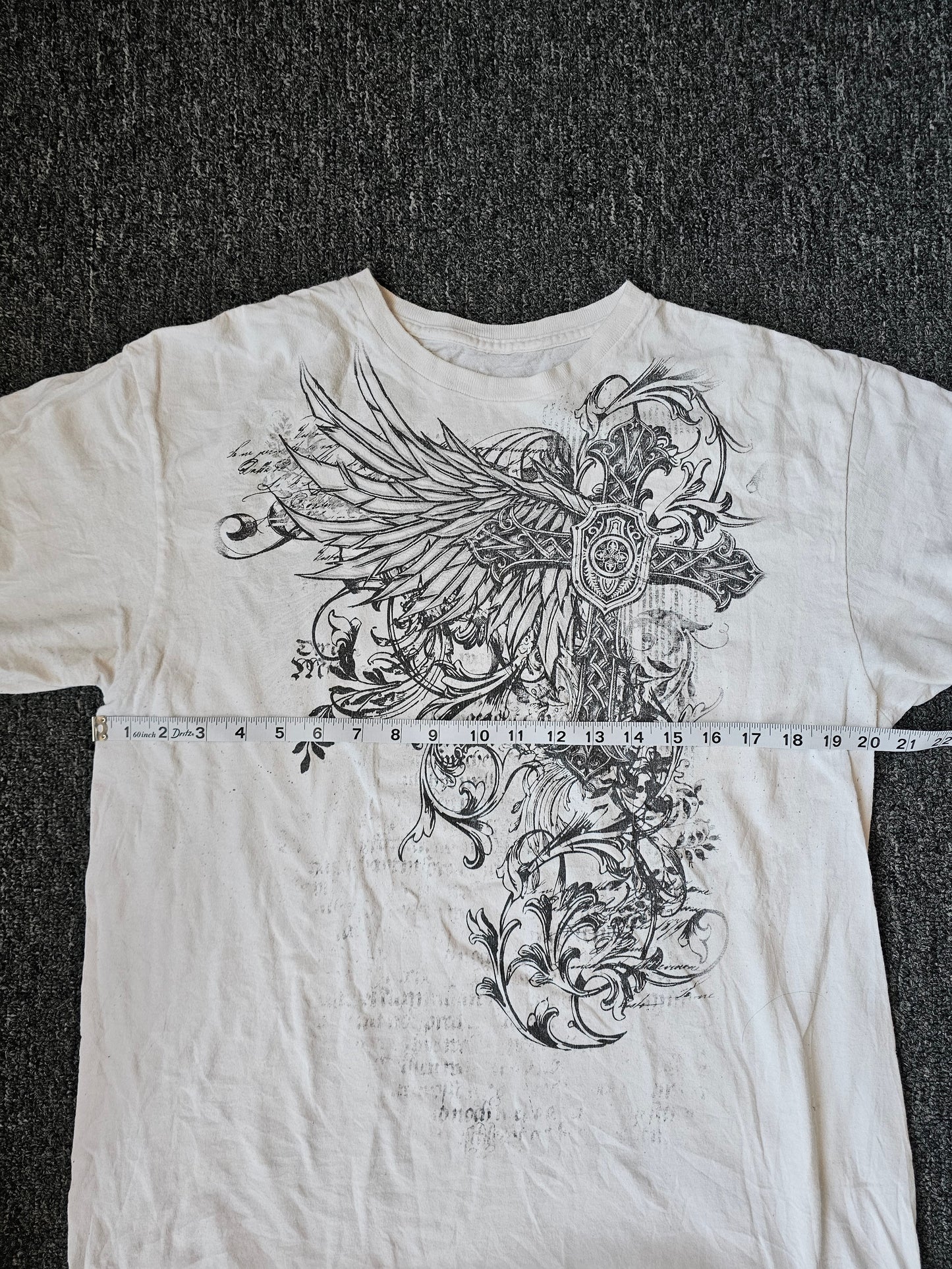 Y2K Gothic Cross Tee (L)