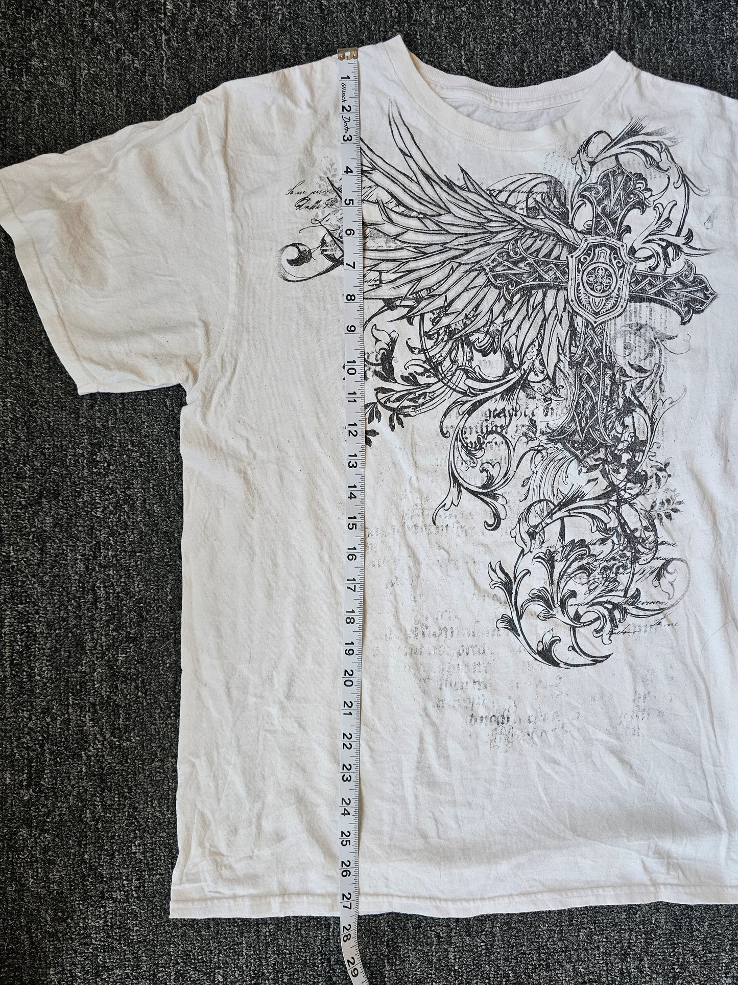 Y2K Gothic Cross Tee (L)