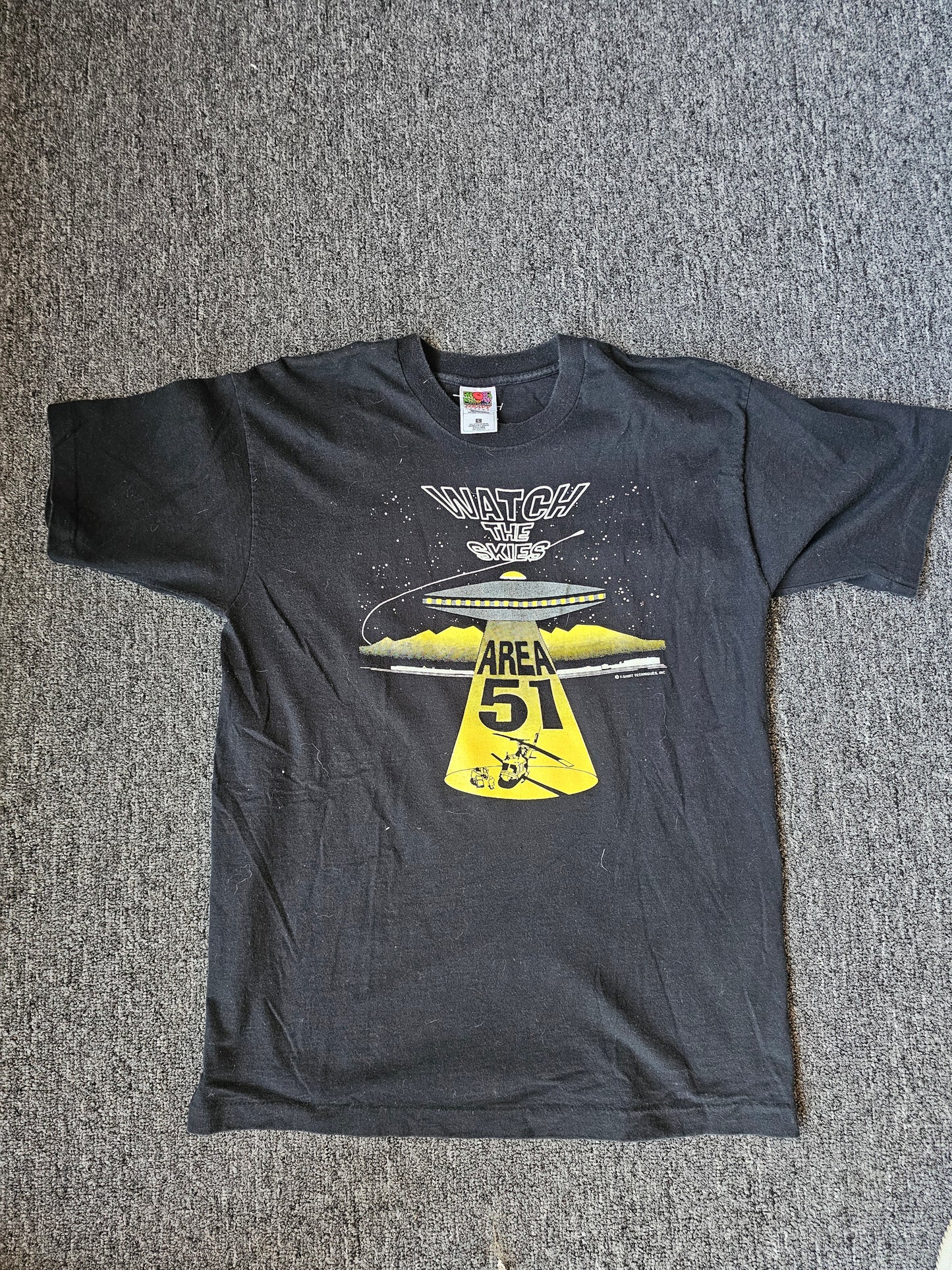 UFO Area 51 Watch The Skies Tee (L)