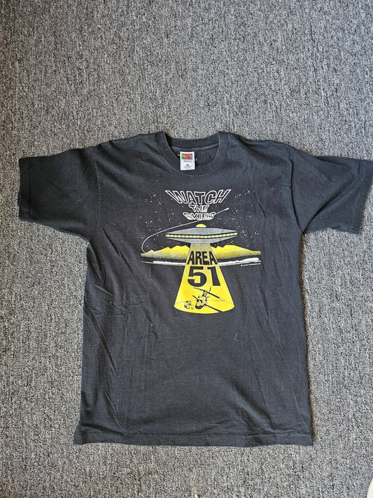 UFO Area 51 Watch The Skies Tee (L)