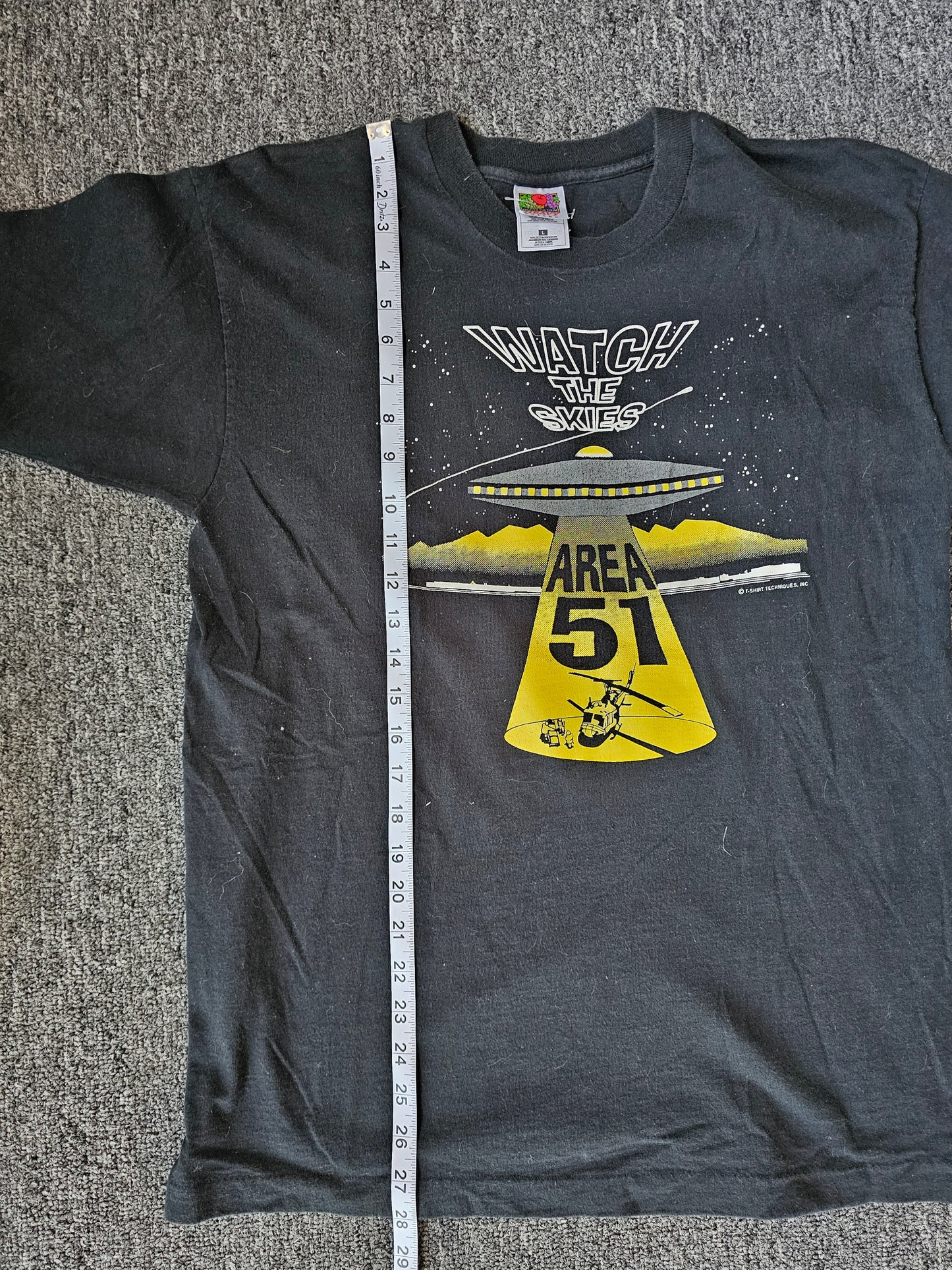 UFO Area 51 Watch The Skies Tee (L)