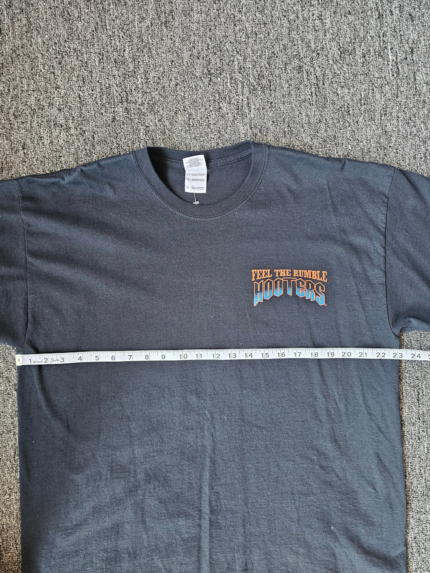 Hooters- Feel The Rumble 2007 Motorcycle Tee (XL)