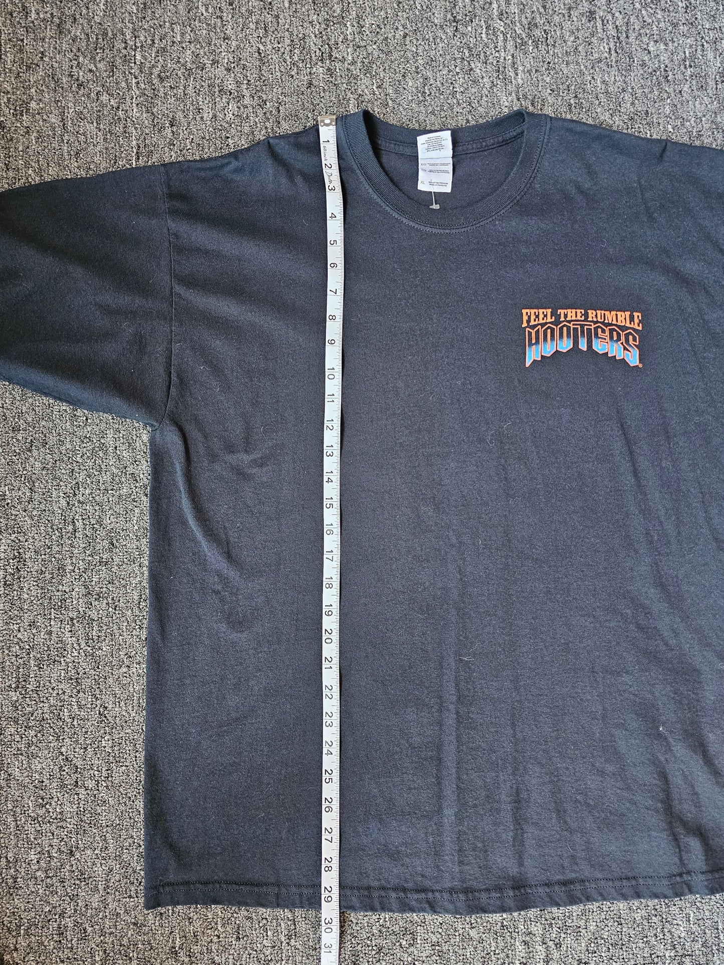 Hooters- Feel The Rumble 2007 Motorcycle Tee (XL)