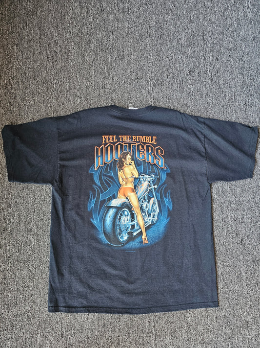 Hooters- Feel The Rumble 2007 Motorcycle Tee (XL)