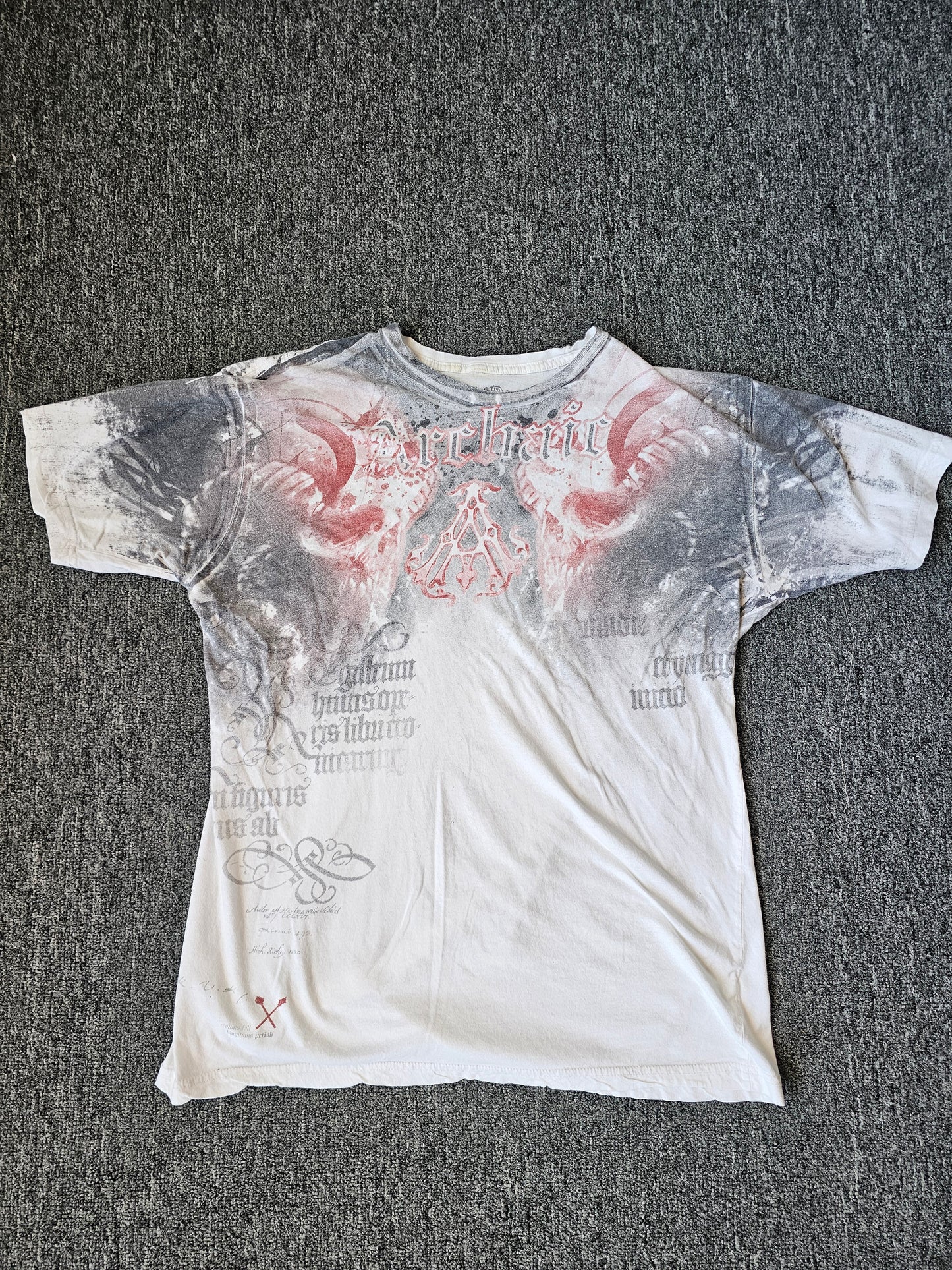 Archaic Skulls Y2K AOP Tee (2XL - fits like XL)
