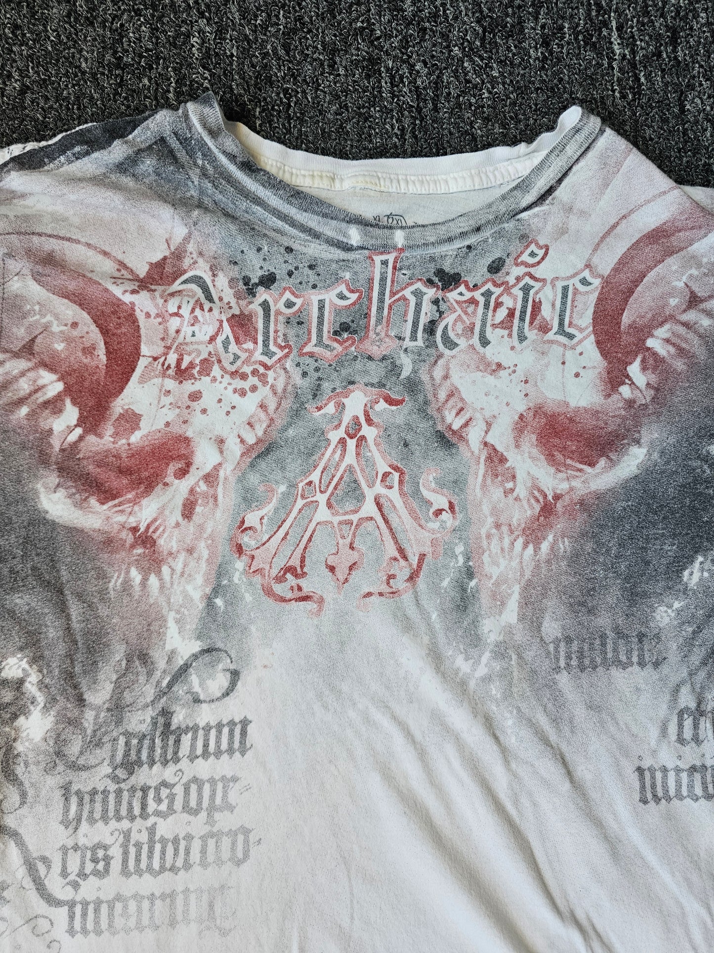 Archaic Skulls Y2K AOP Tee (2XL - fits like XL)
