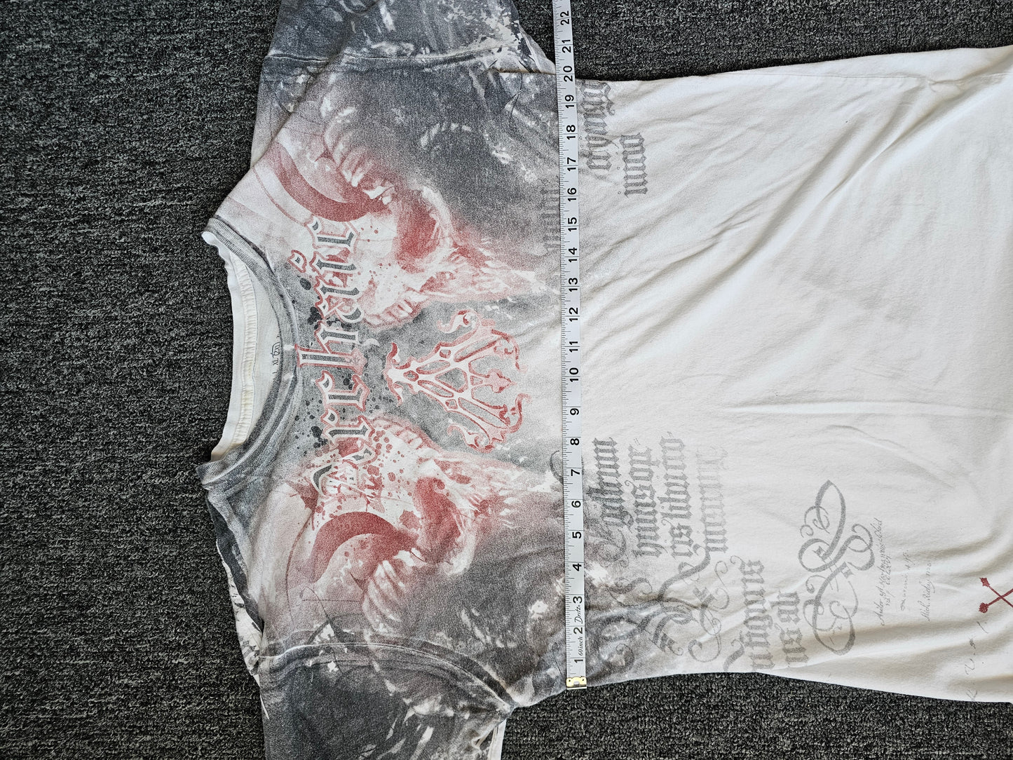 Archaic Skulls Y2K AOP Tee (2XL - fits like XL)