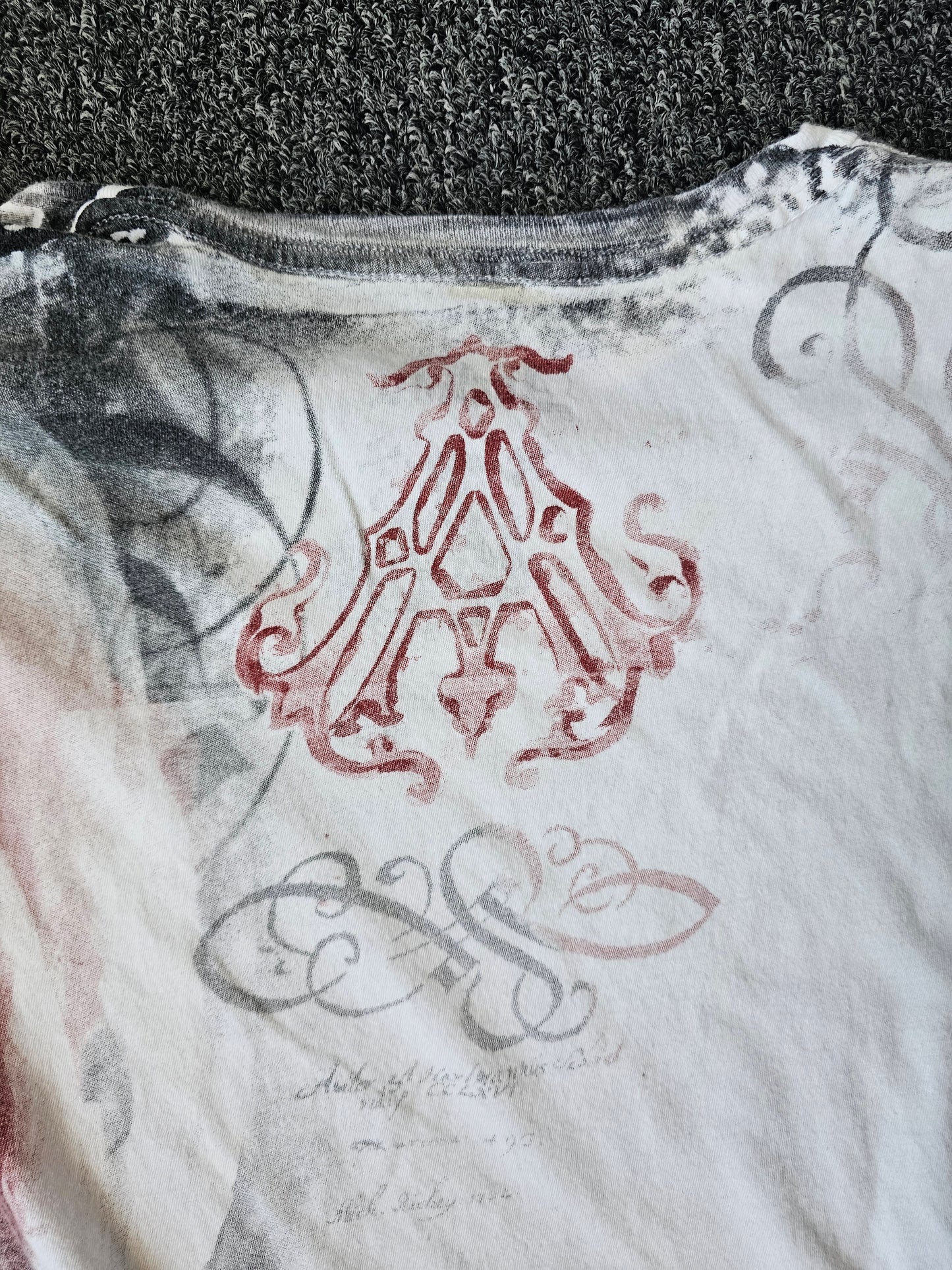 Archaic Skulls Y2K AOP Tee (2XL - fits like XL)