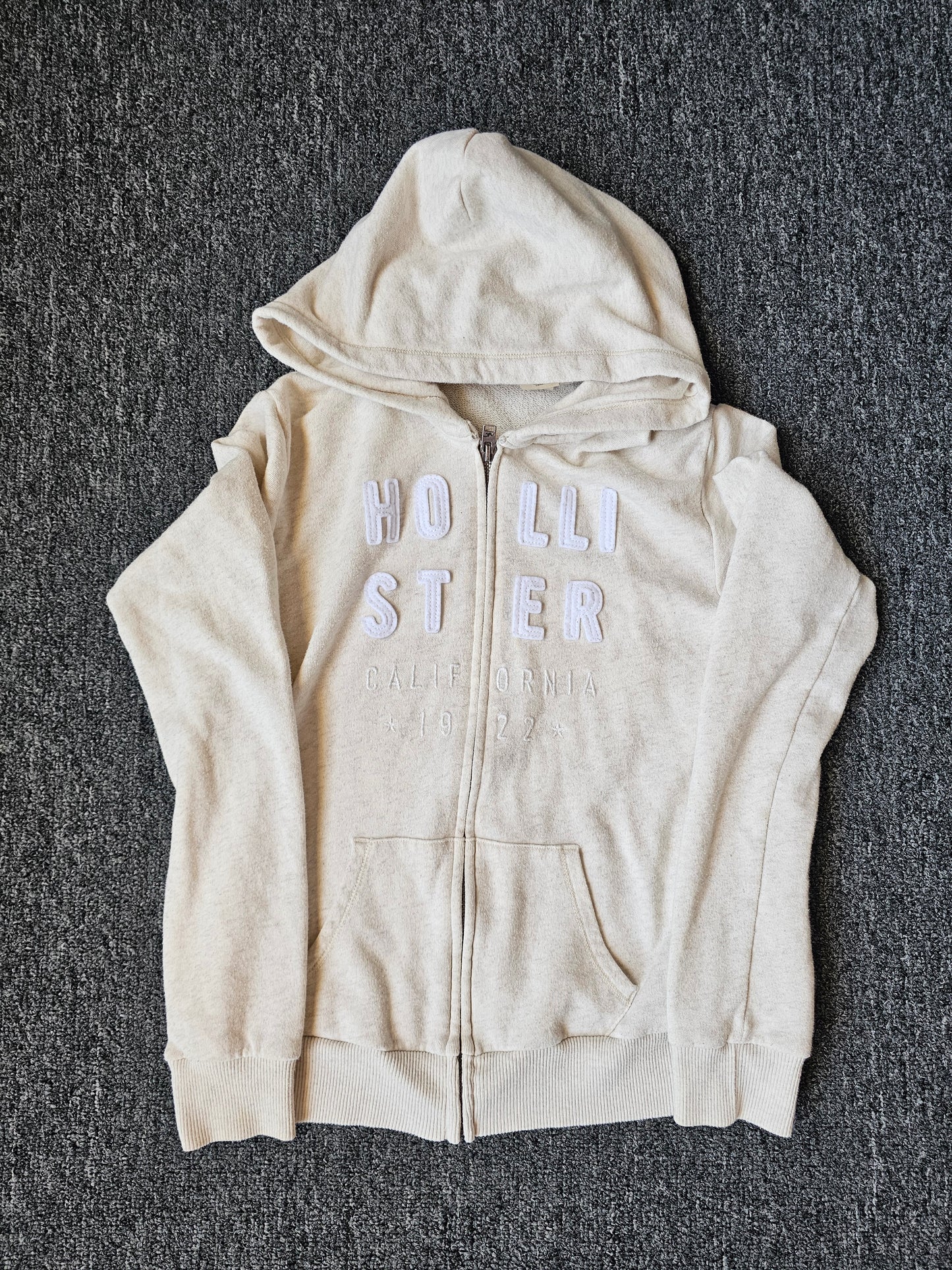 Hollister Embroidered Surf Zip Up (S)