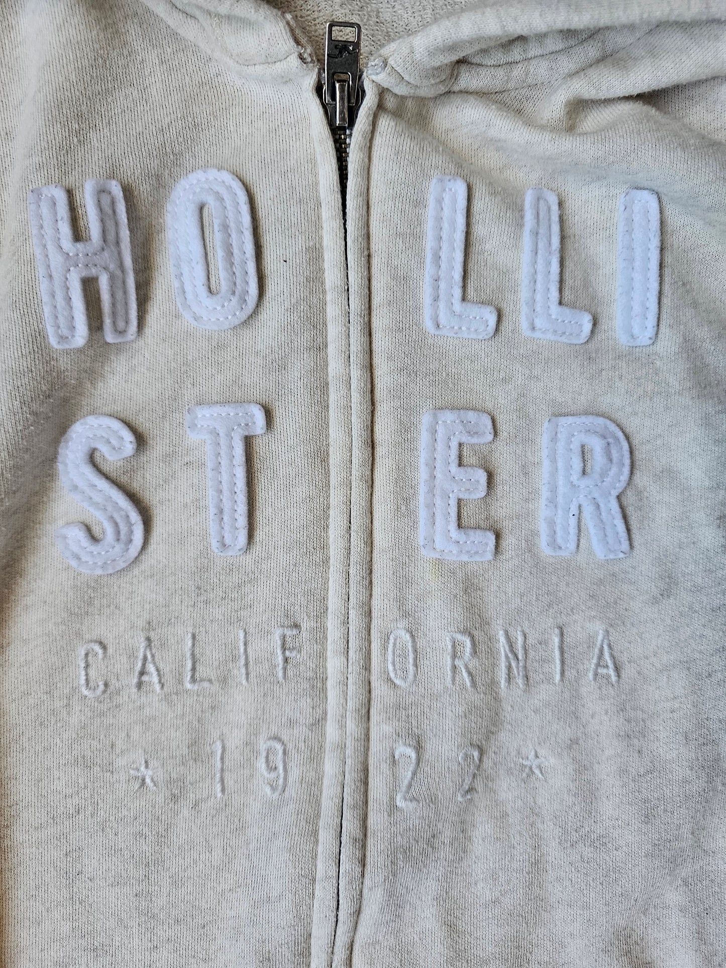 Hollister Embroidered Surf Zip Up (S)