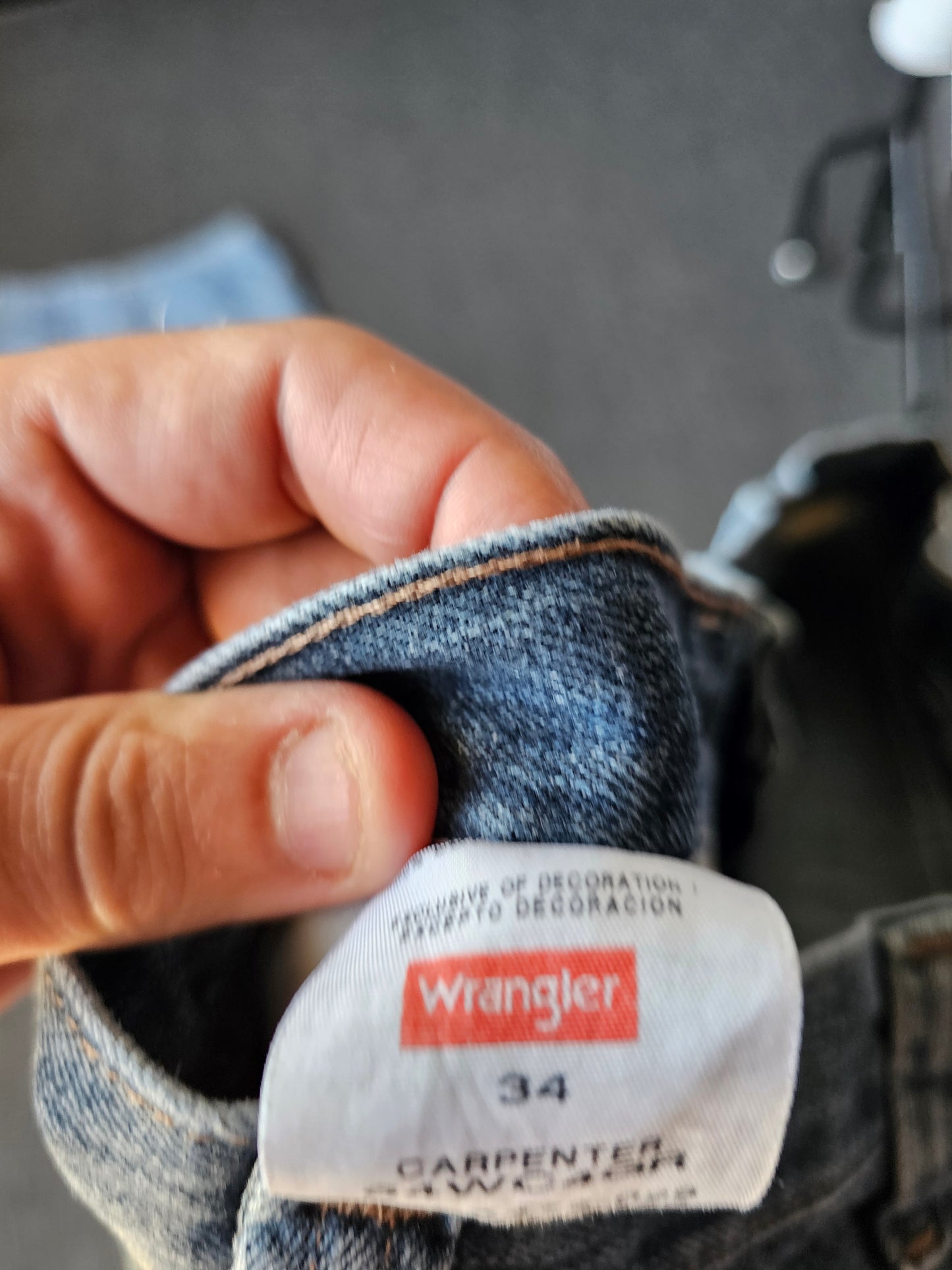 Wrangler Carpenter Denim Jorts (34)