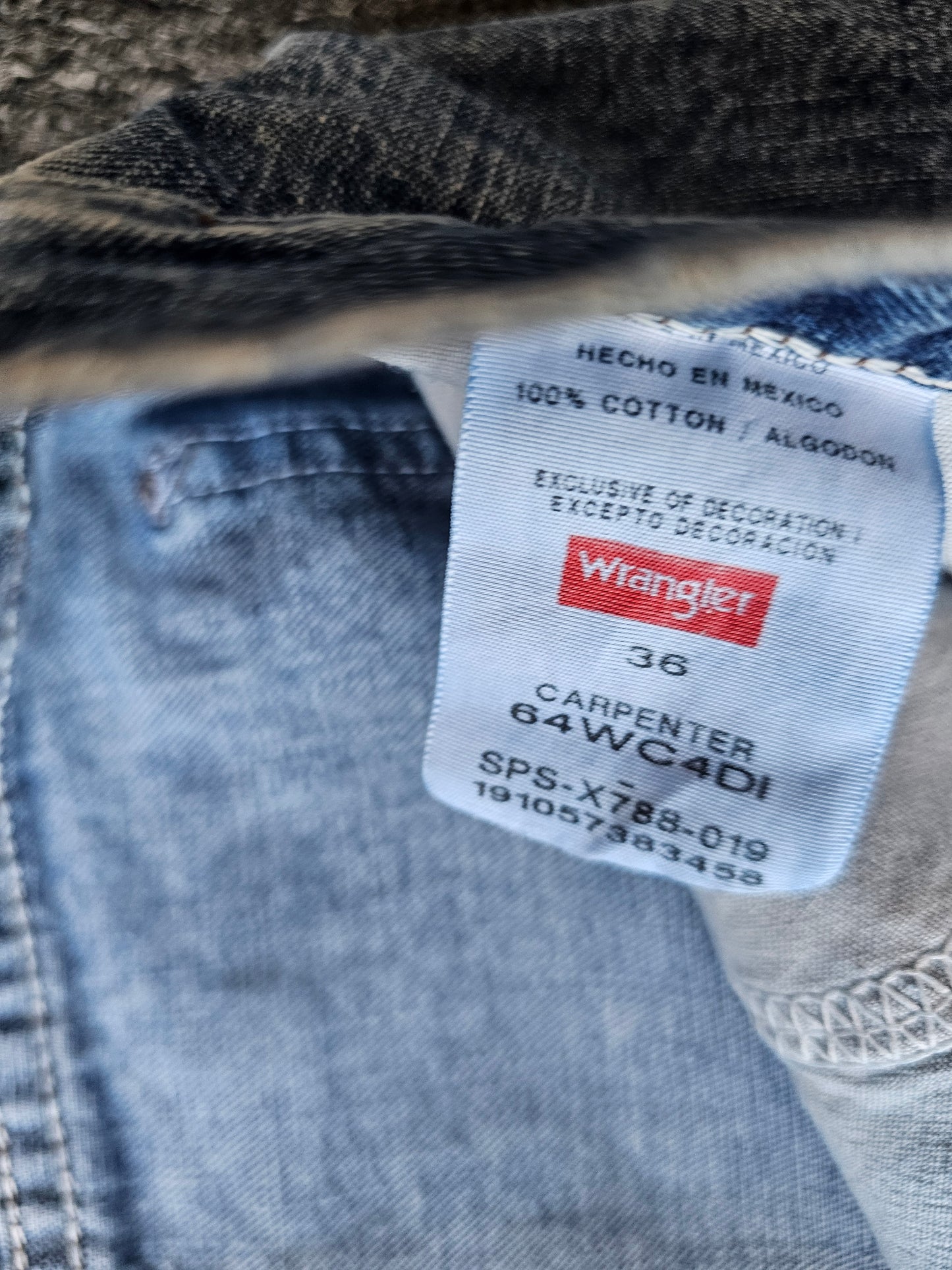 Wrangler Carpenter Denim Jorts (36)