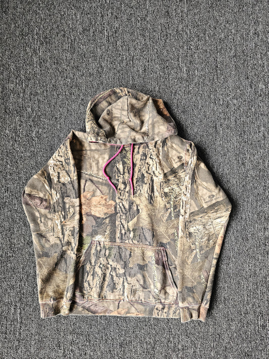 Camouflage Mossy Oak Pink Hoody (M)