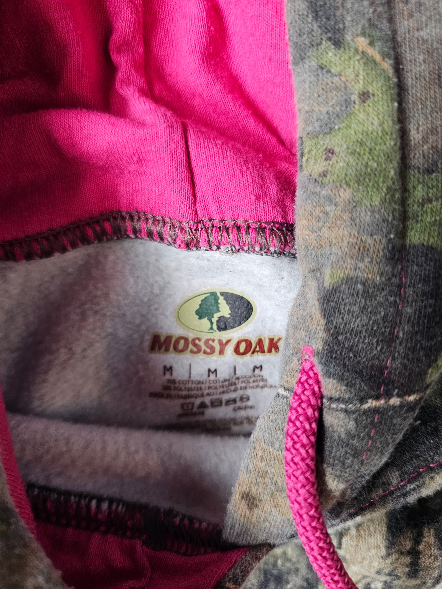 Camouflage Mossy Oak Pink Hoody (M)