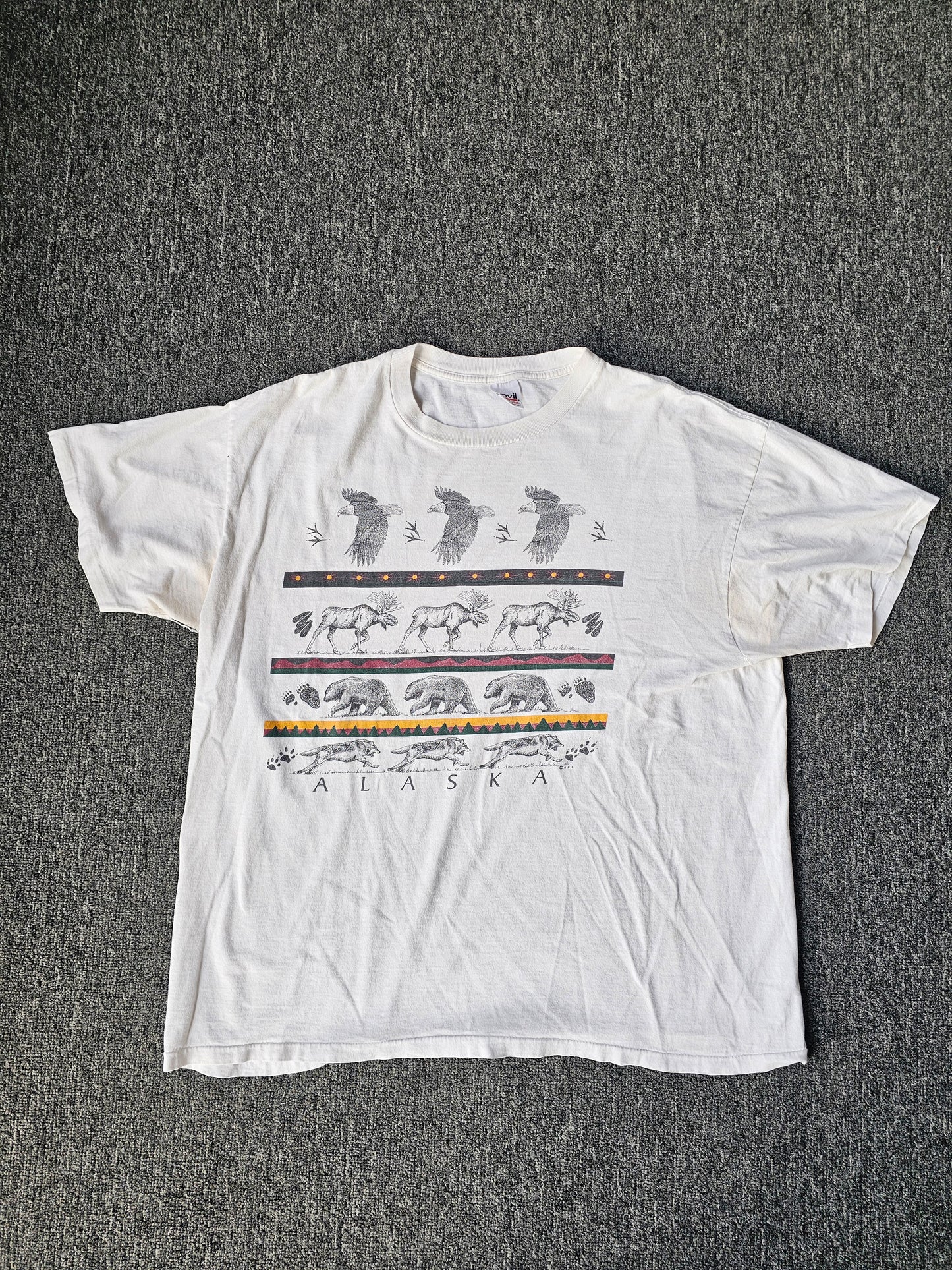 Alaska Eagle, Moose & Bear Nature Tee (2XL)