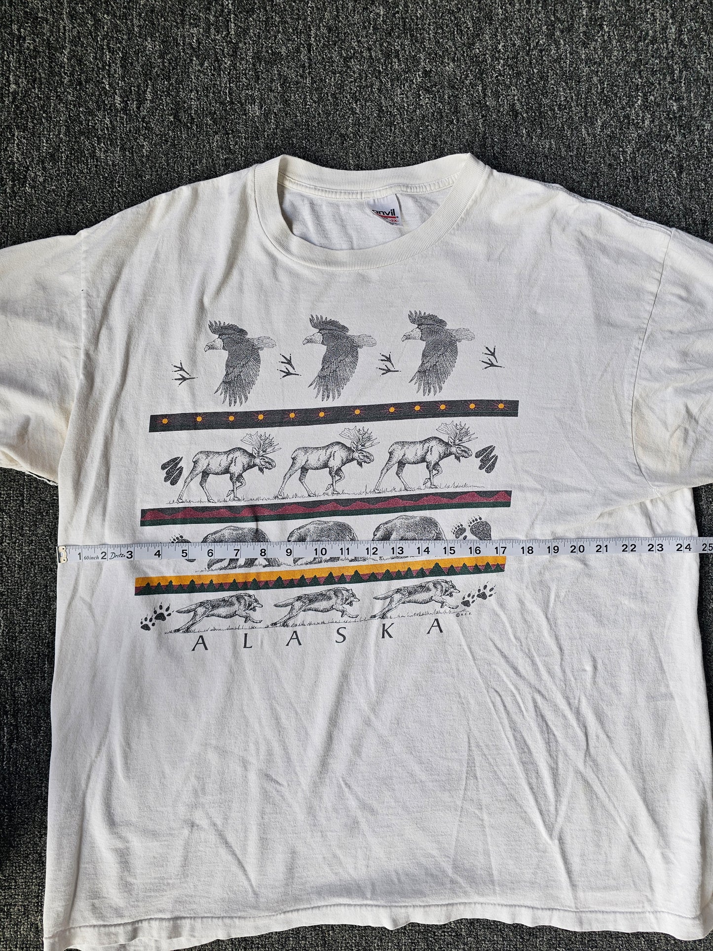 Alaska Eagle, Moose & Bear Nature Tee (2XL)