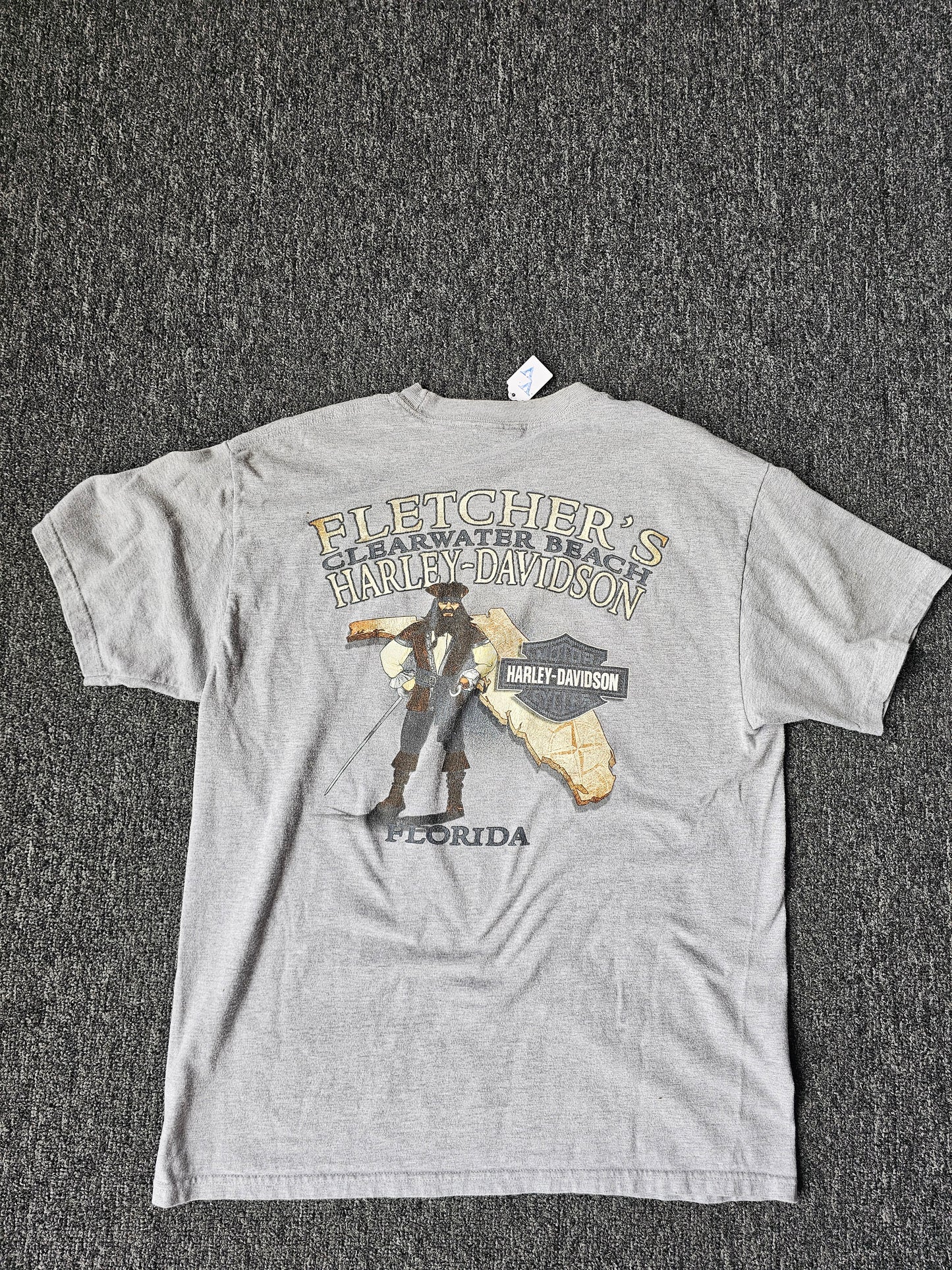 Harley Davidson Pirate Clearwater FL Tee (L)