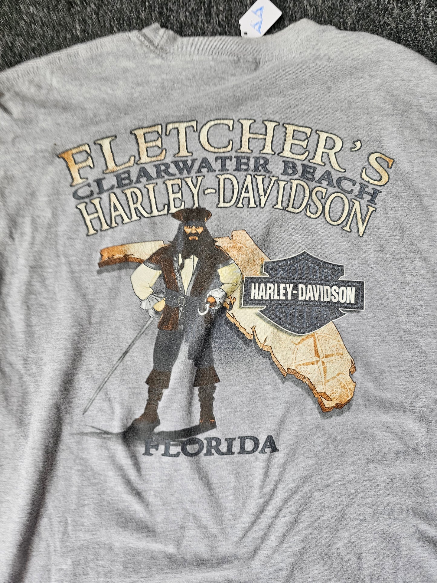 Harley Davidson Pirate Clearwater FL Tee (L)