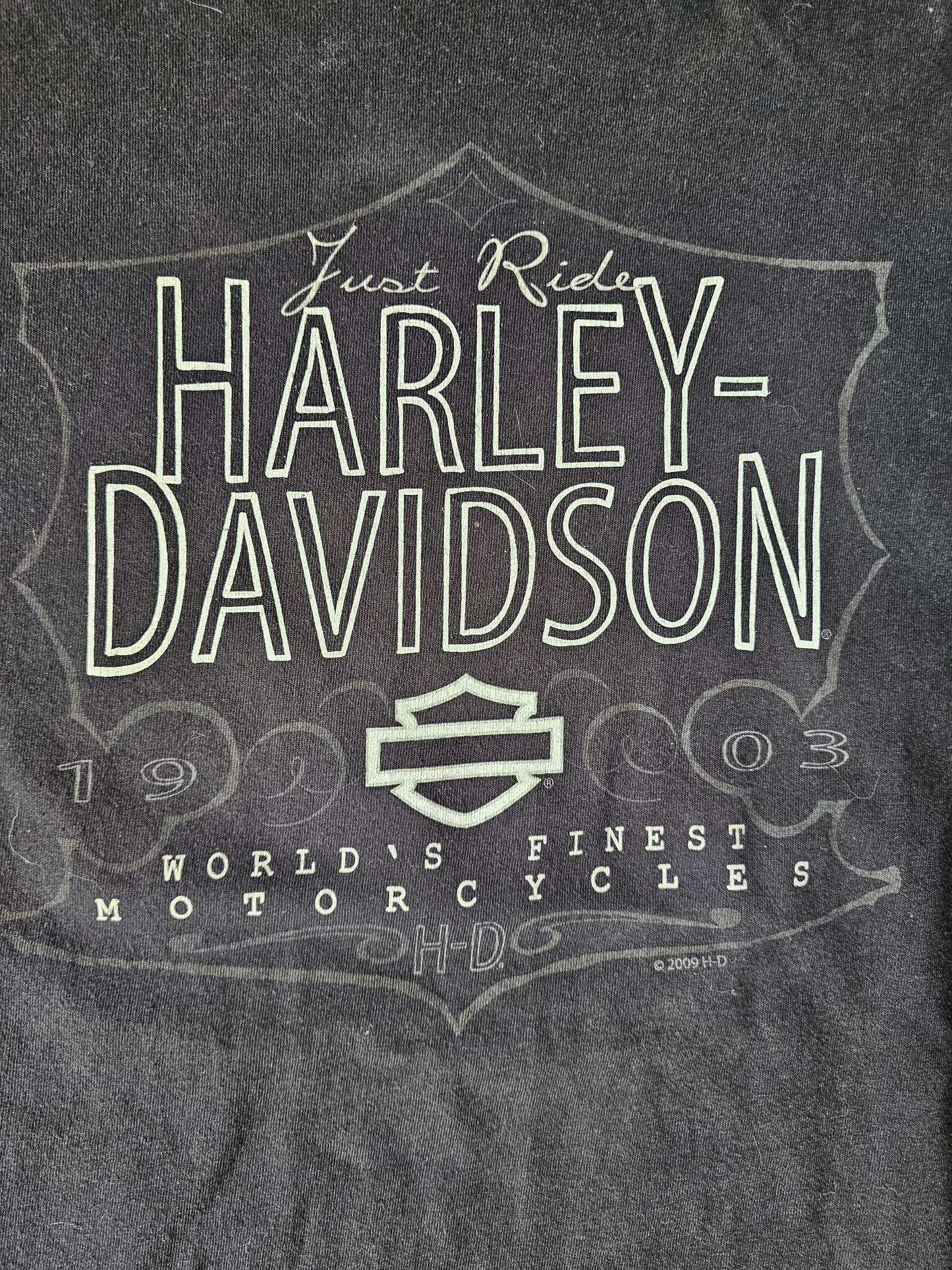Harley Davidson Train Galesburg IL Tee (XL)
