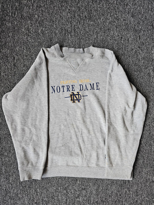 Notre Dame Fighting Irish Embroidered Crew (M)