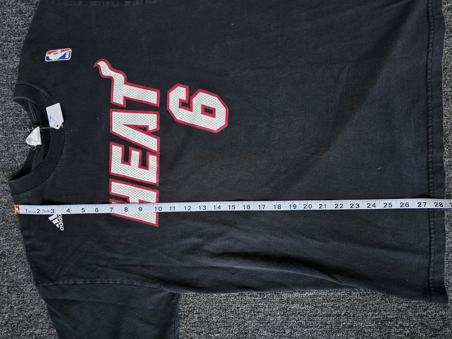 Lebron James #6 Miami Heat Fader NBA Tee (L)