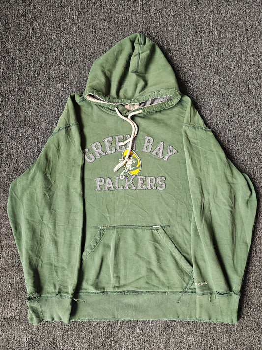 Green Bay Packers Embroidered NFL Hoody (2XL)
