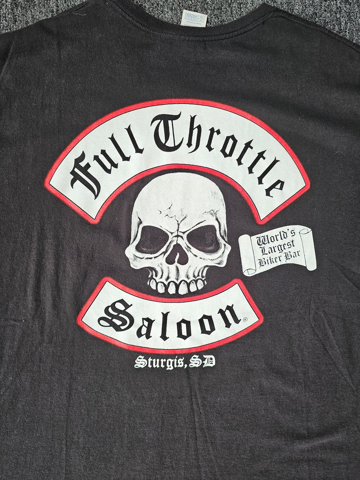 Full Throttle Saloon Skull Motorcycle Tee (3XL)