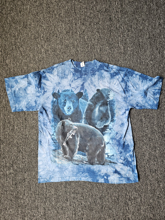Bear Tie Dye Nature Tee (L)