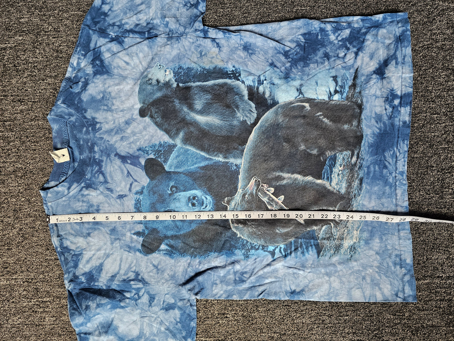 Bear Tie Dye Nature Tee (L)