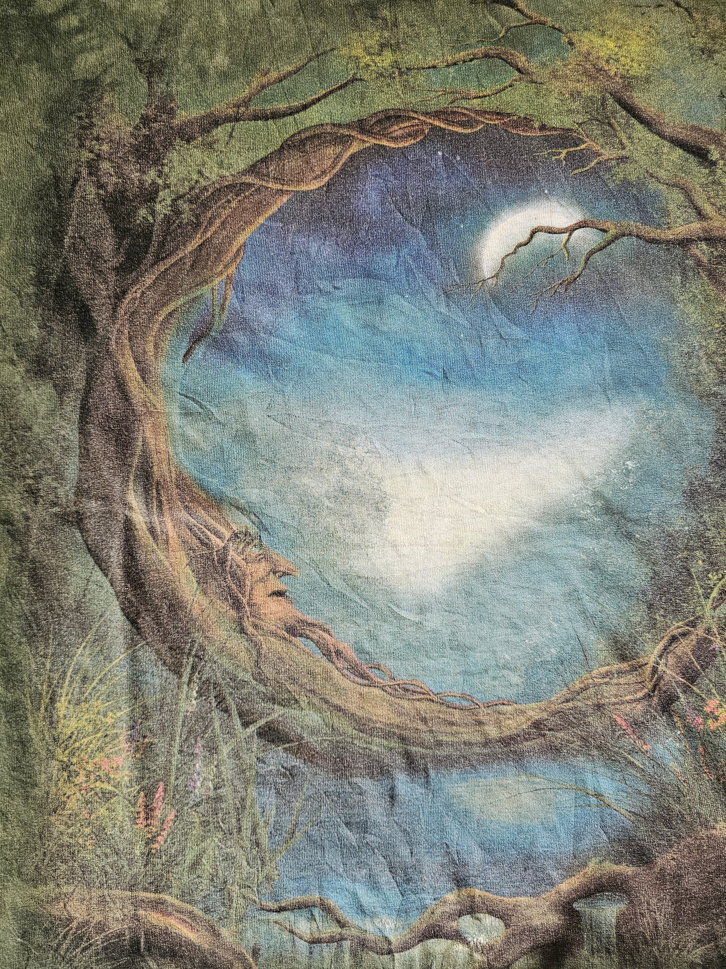 The Mountain Forest & Moon Green Tee (L)