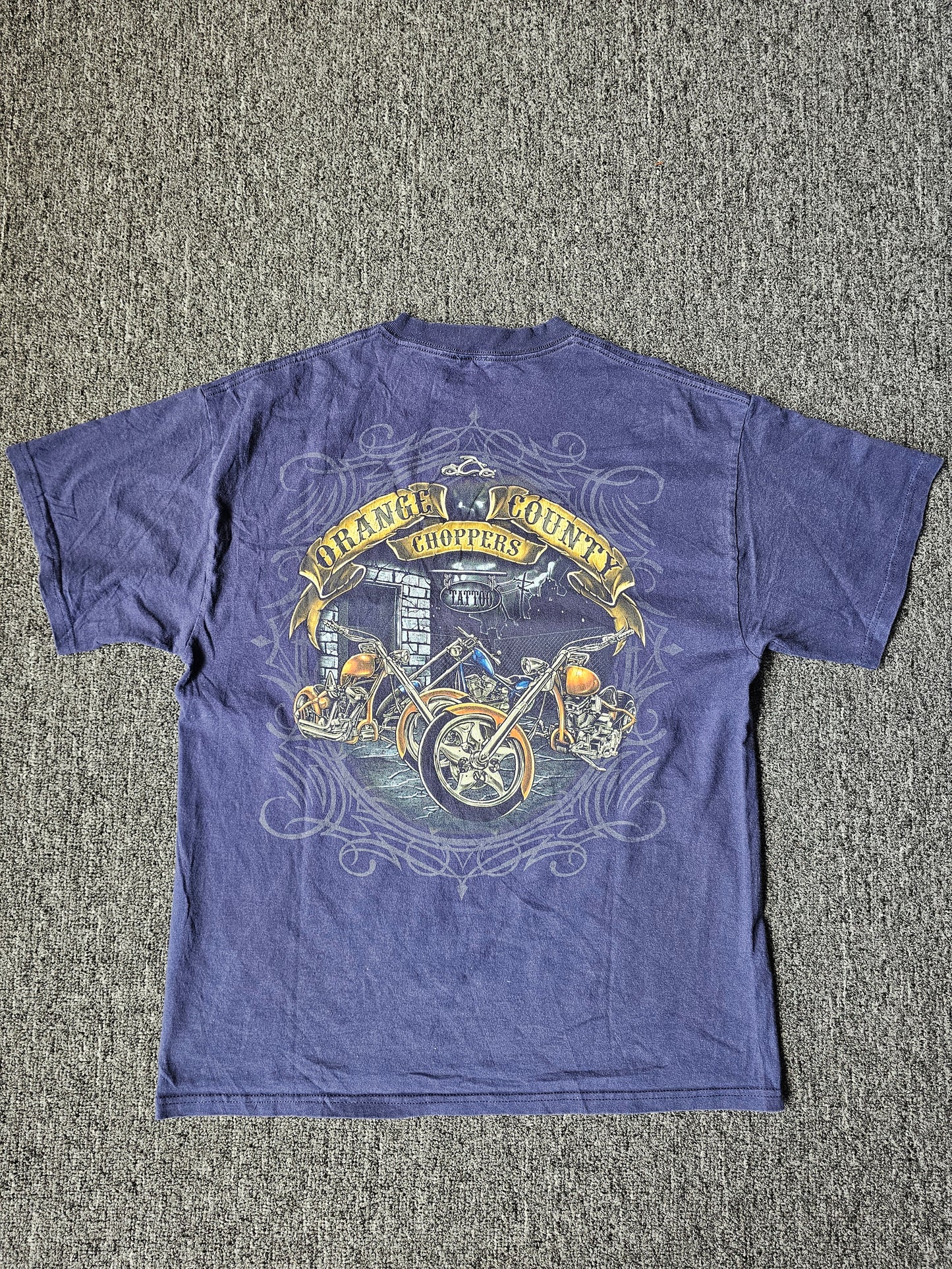 Orange County Choppers Tattoo Motorcycle Tee (L)