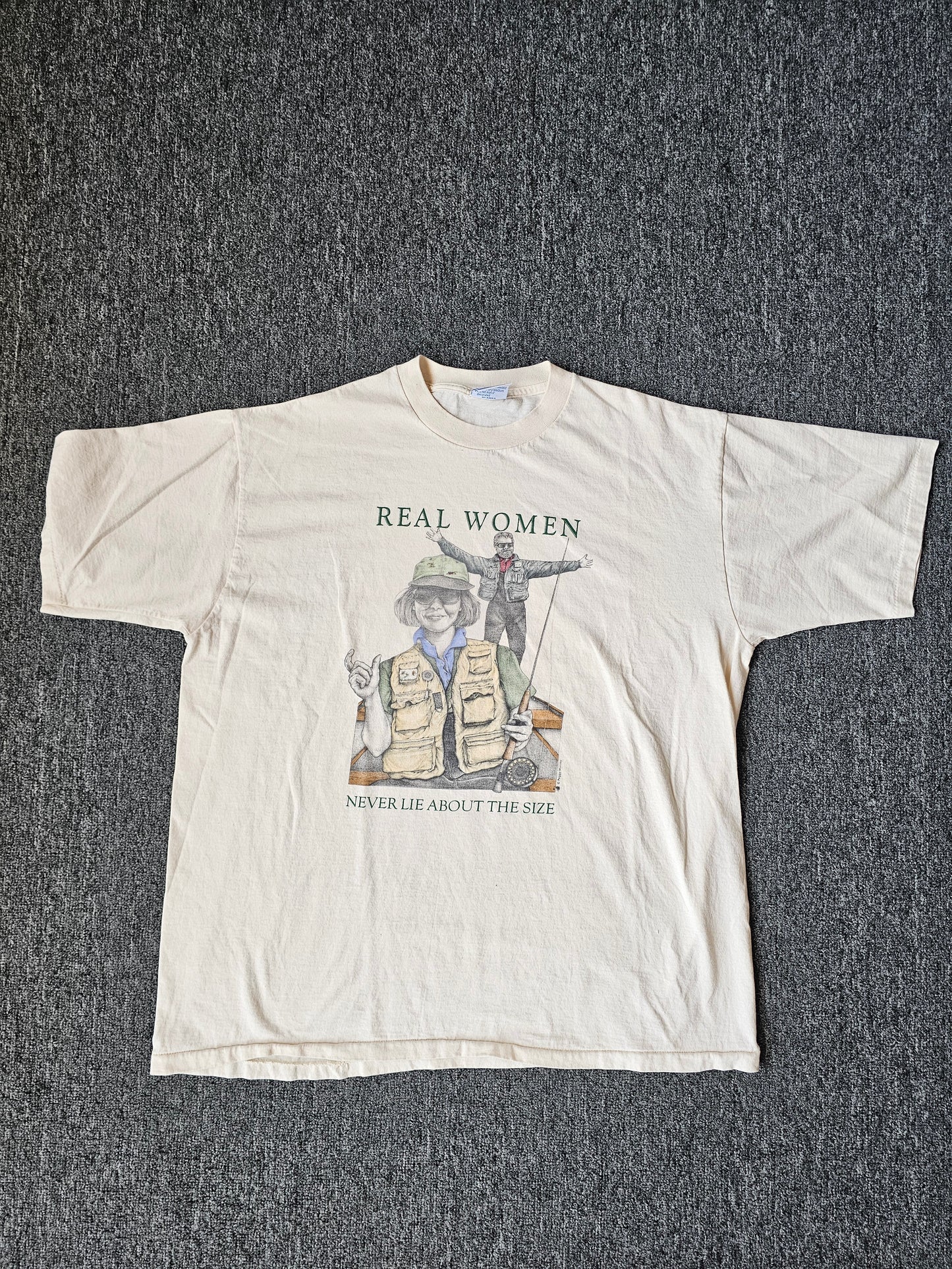 Real Women Never Lie About The Size Funny Tee (2XL)