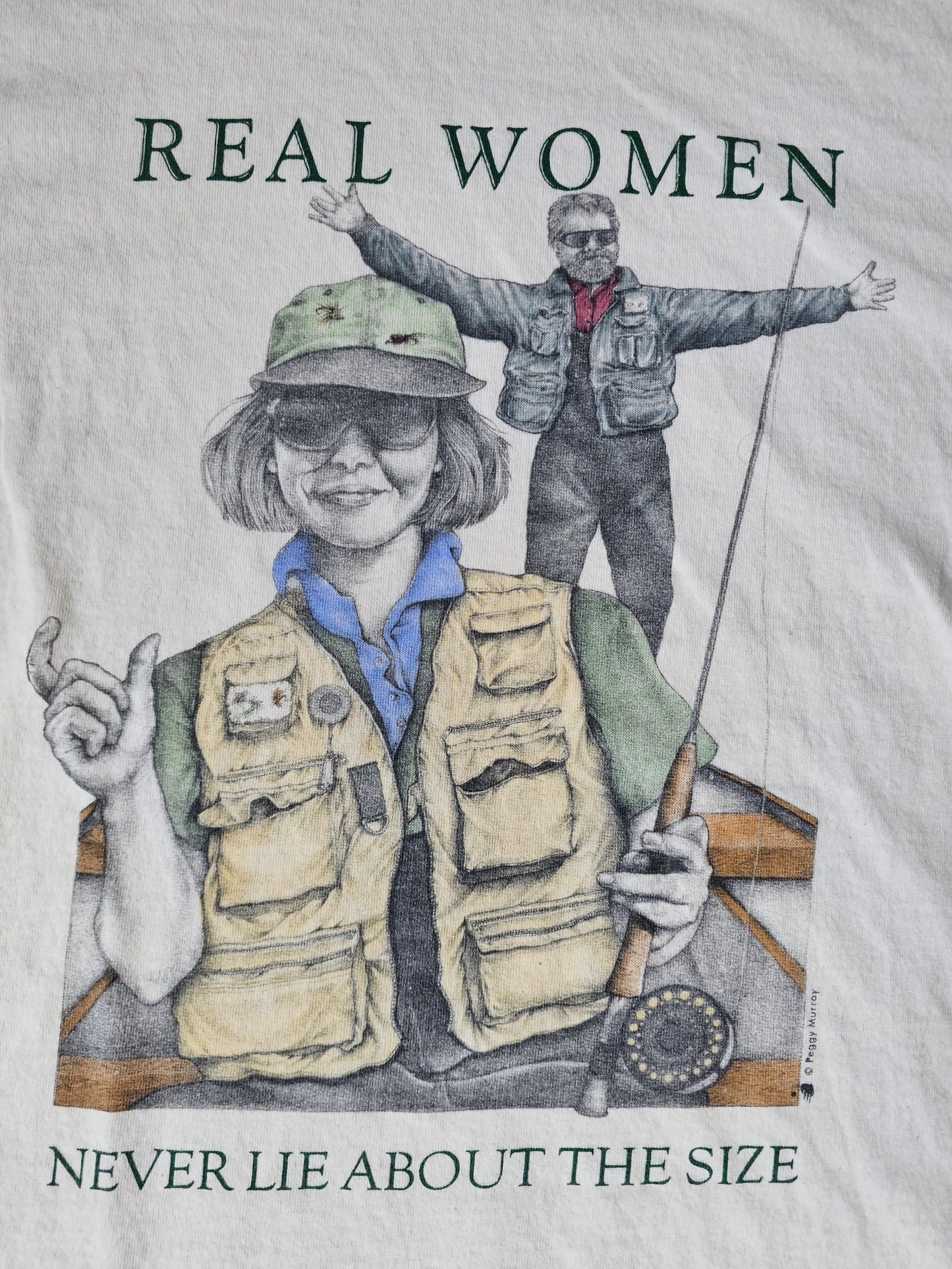 Real Women Never Lie About The Size Funny Tee (2XL)