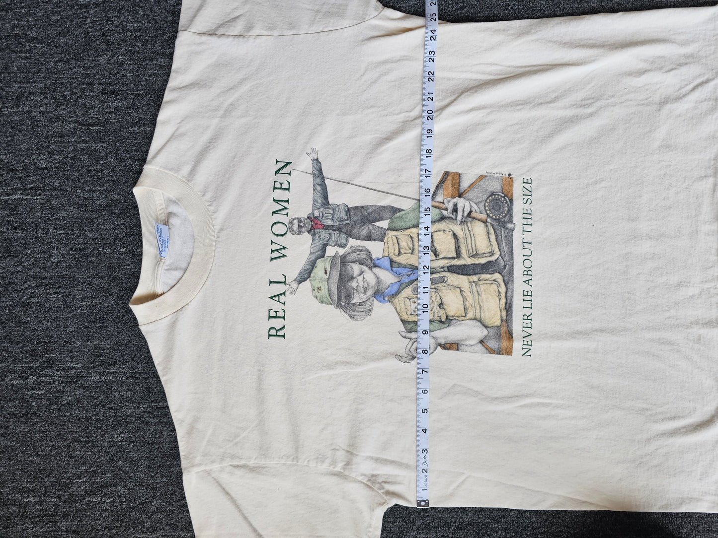 Real Women Never Lie About The Size Funny Tee (2XL)