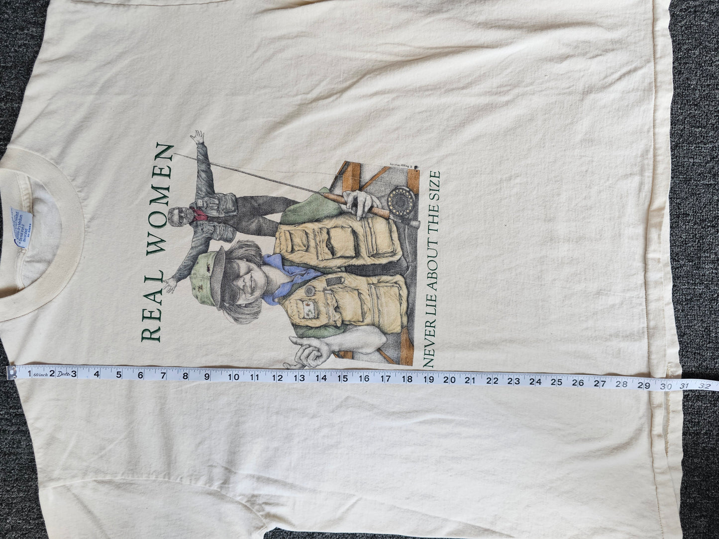 Real Women Never Lie About The Size Funny Tee (2XL)