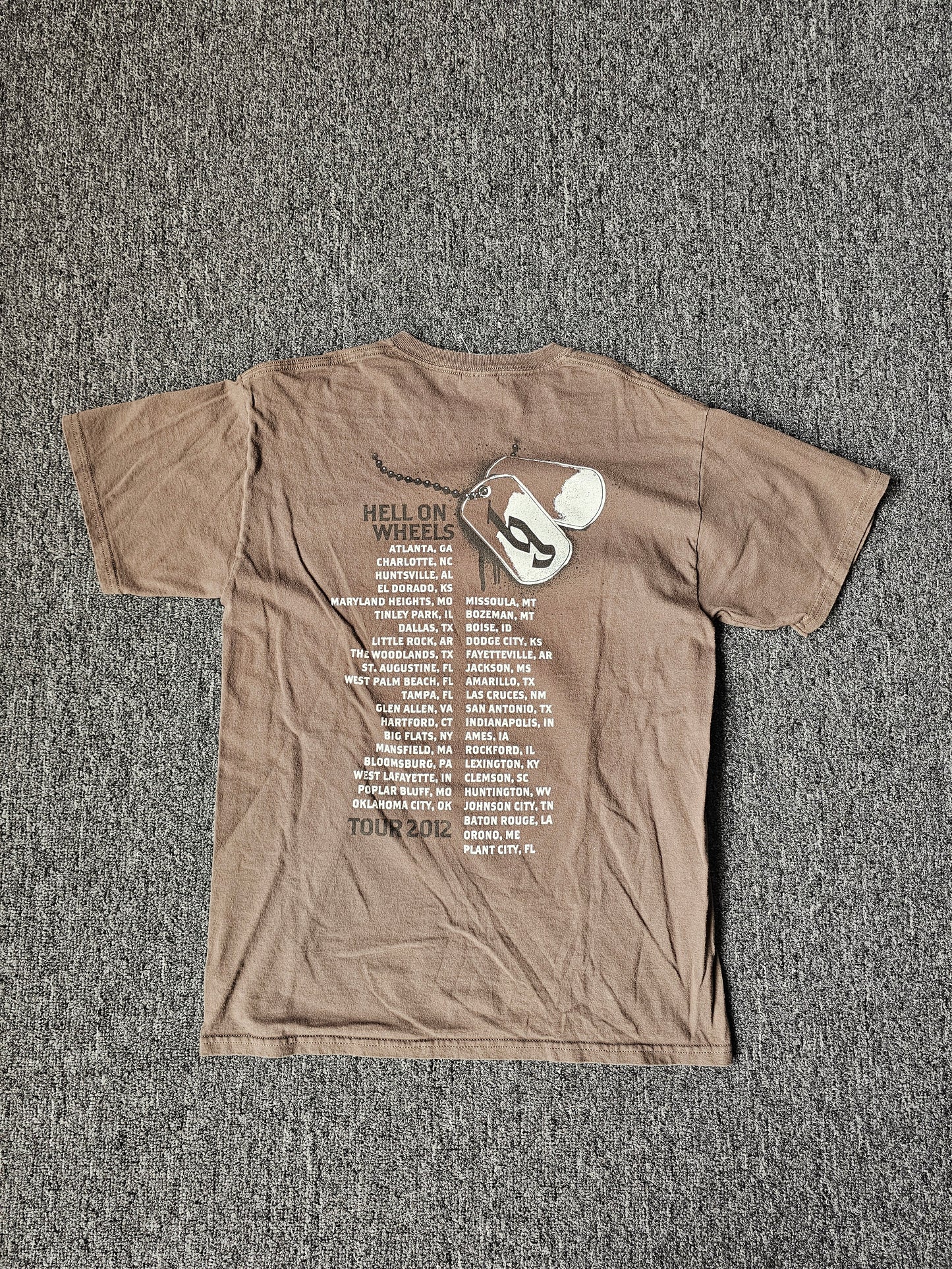 Brantley Gilbert 2012 Band Tee (M)