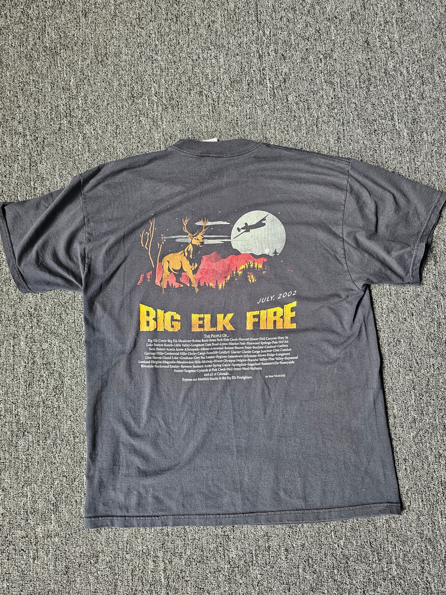 Big Elk Fire 2002 Tee (XL)