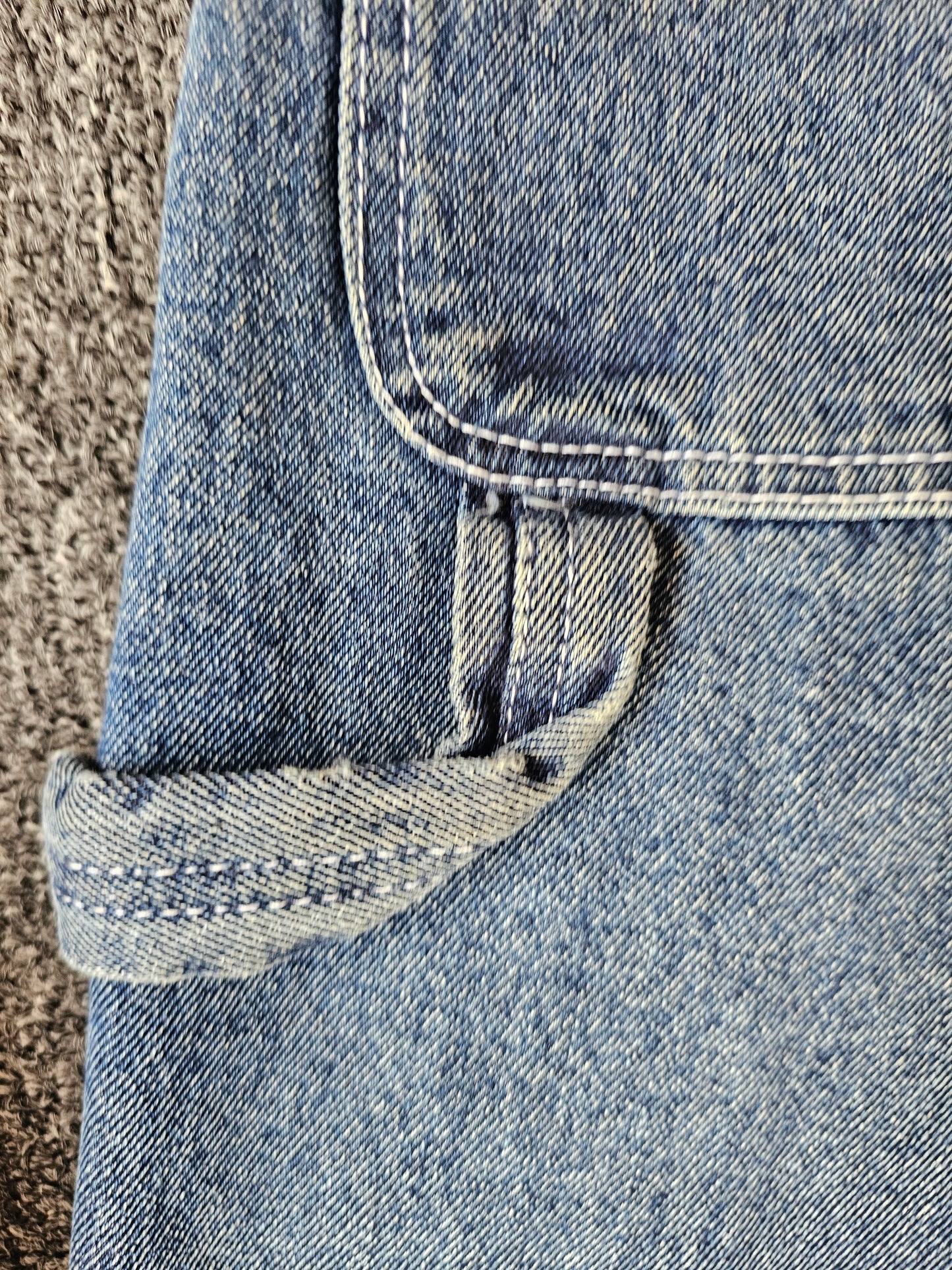 Full Blue Y2K Denim Blue Jeans (34 x 34)