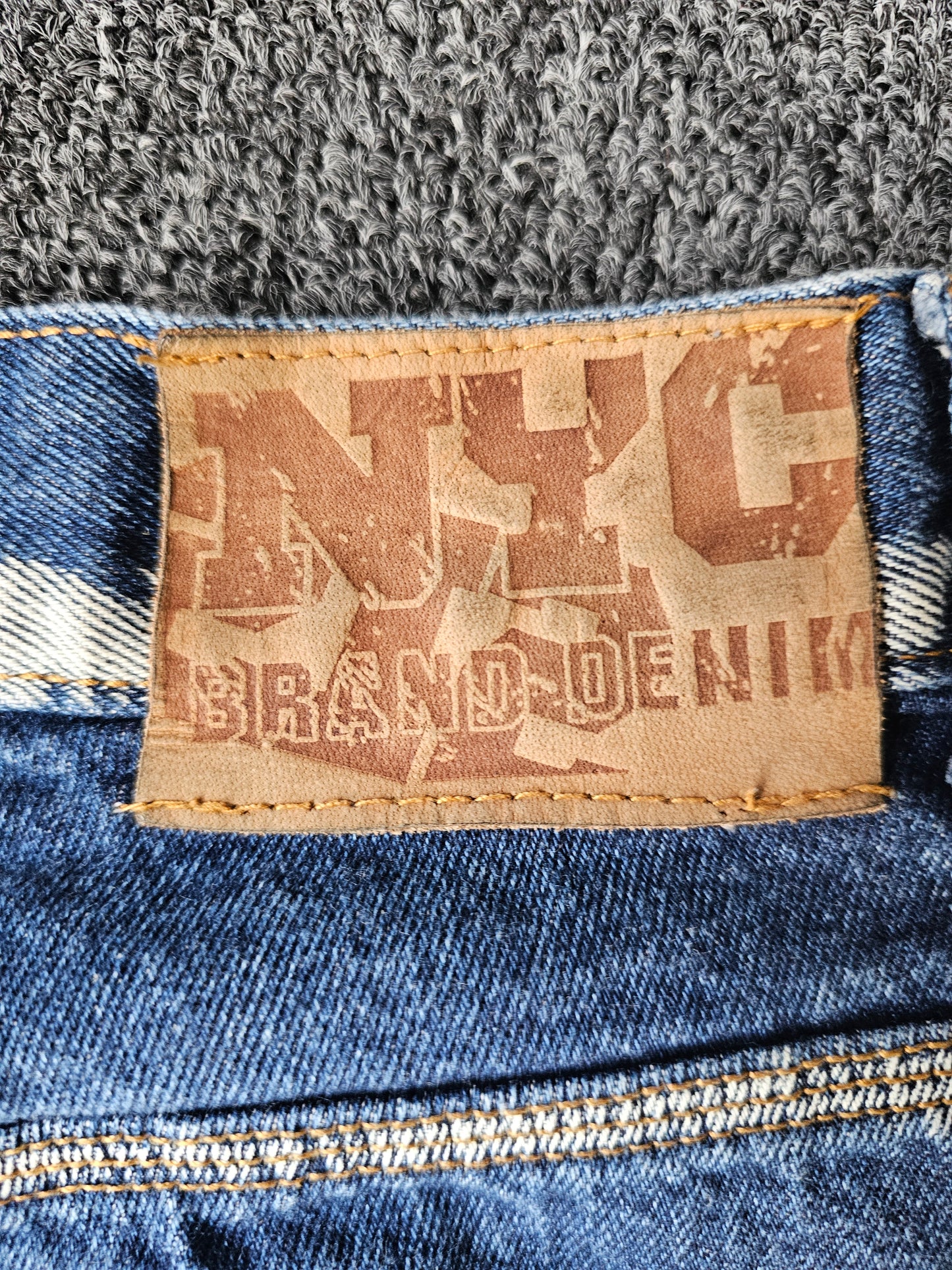 NYC Y2K Denim Blue Jeans (36/30)